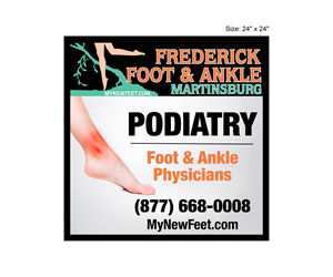 Graphic Design by Rush Advertising for Frederick Foot & Ankle | Design: #32804717