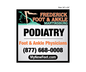 Graphic Design by Rush Advertising for Frederick Foot & Ankle | Design: #32804718