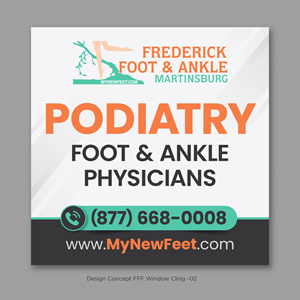 Graphic Design by D Creative for Frederick Foot & Ankle | Design: #32806955