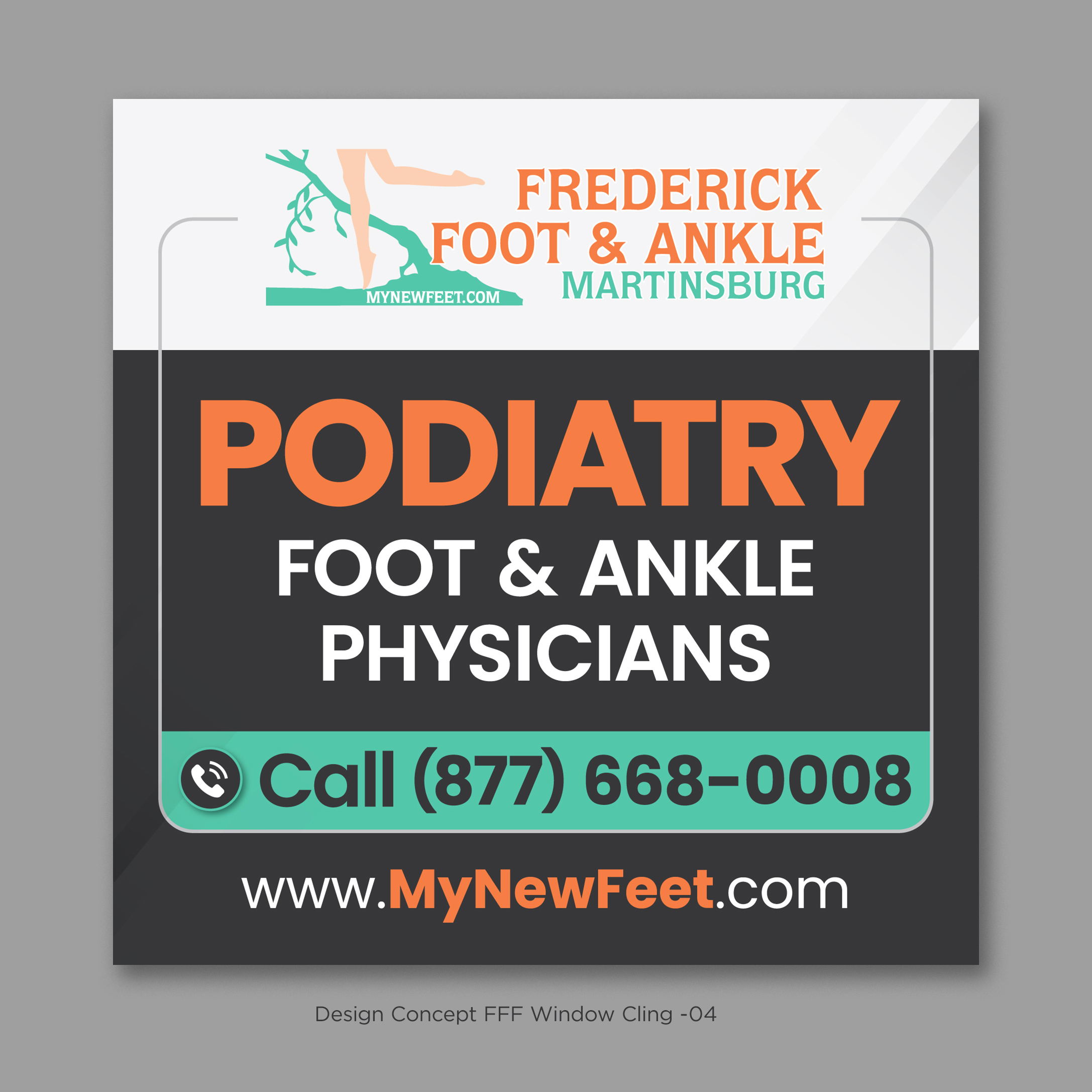 Graphic Design by D Creative for Frederick Foot & Ankle | Design #32807394