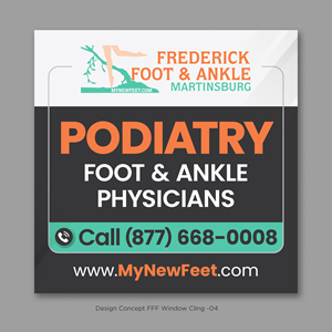 Graphic Design by D Creative for Frederick Foot & Ankle | Design: #32807394