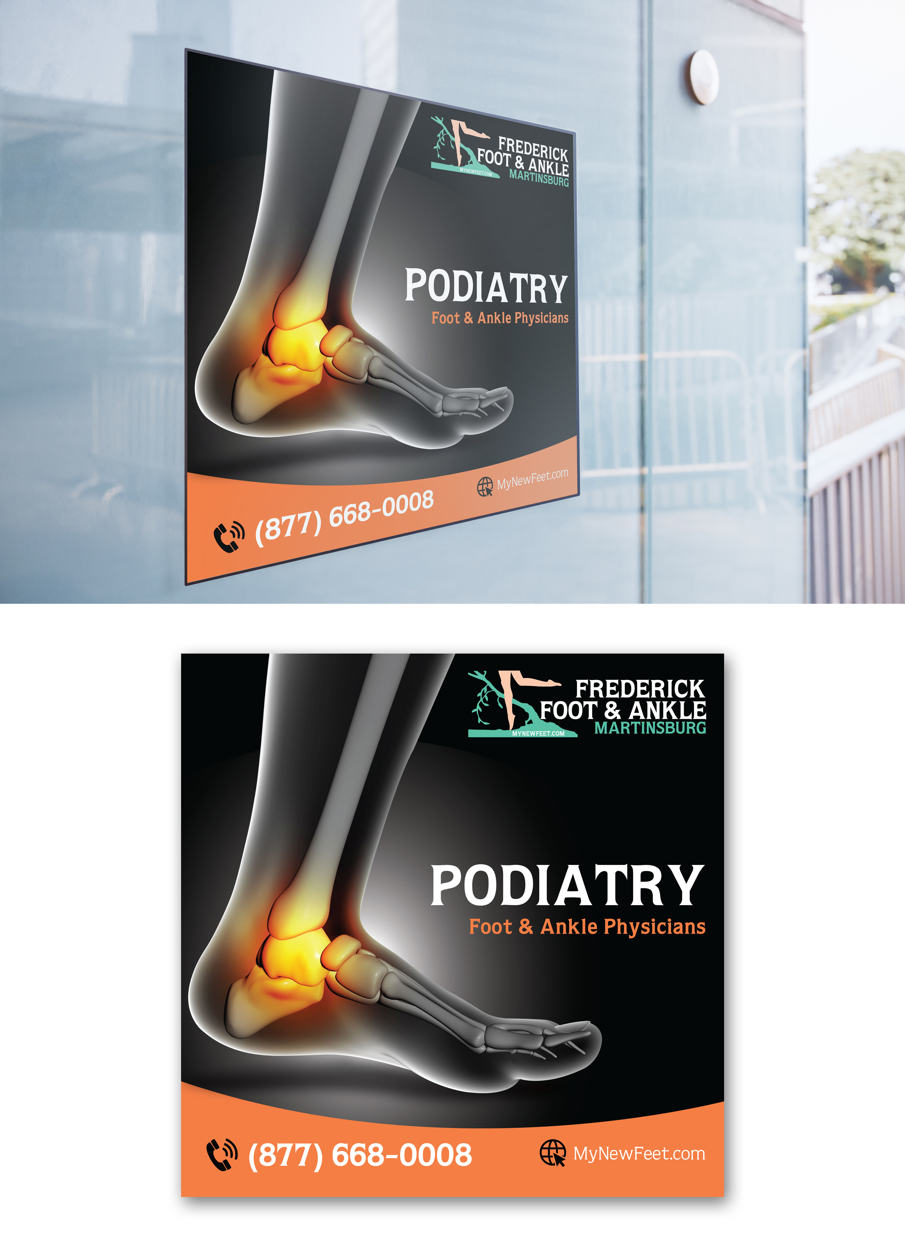 Graphic Design by Impressive Designs for Frederick Foot & Ankle | Design #32806728