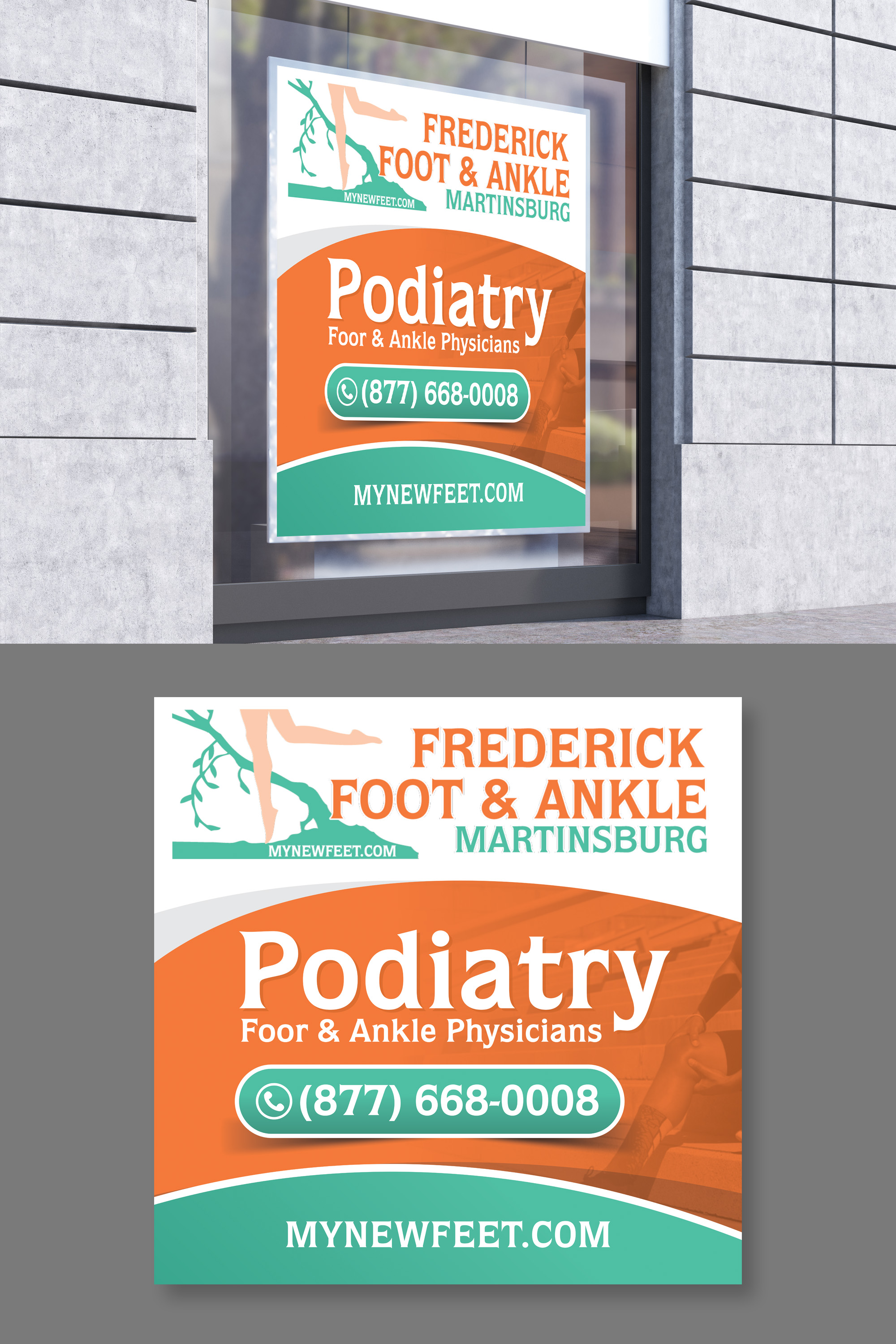 Graphic Design by Dzhafir for Frederick Foot & Ankle | Design #32805454