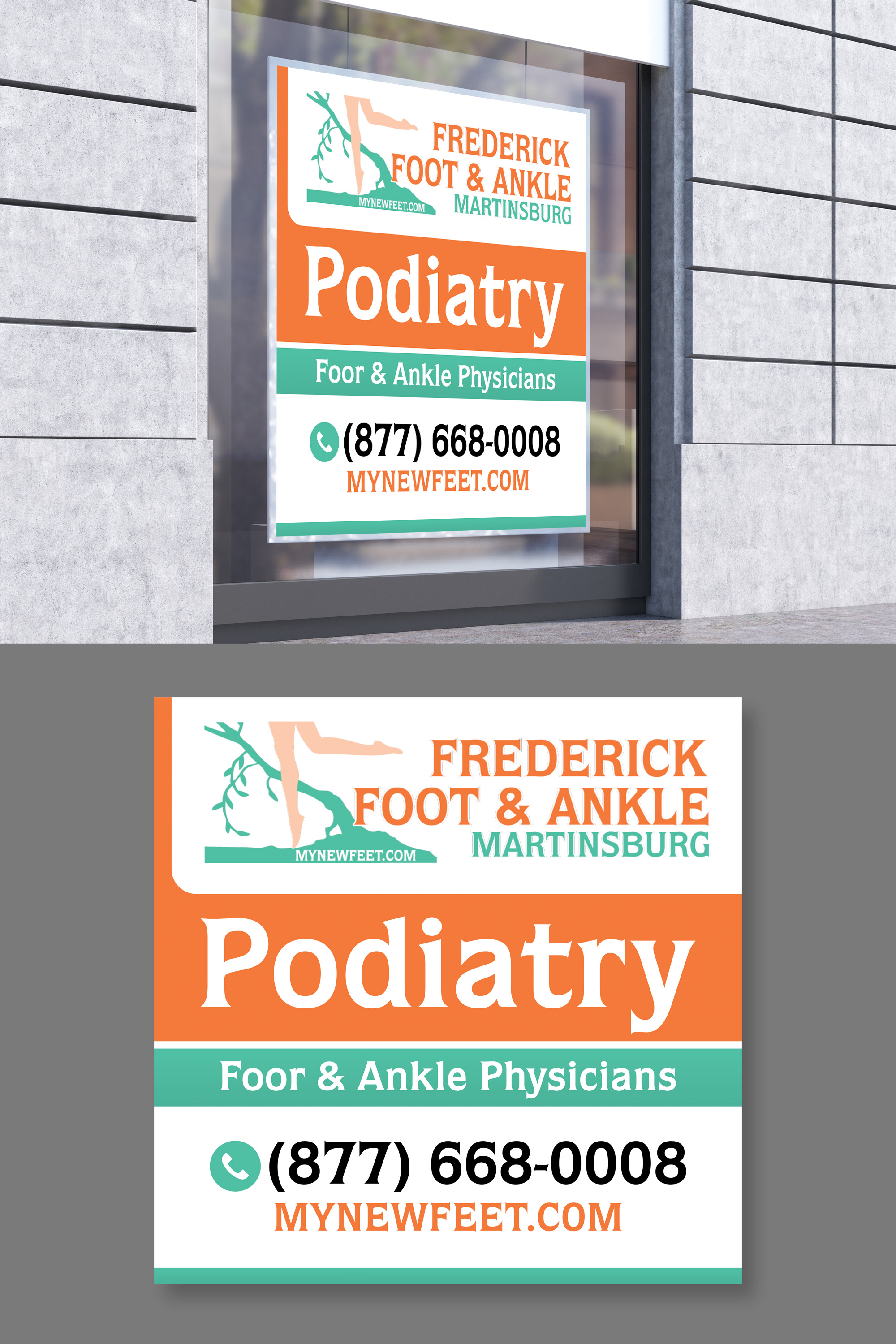 Graphic Design by Dzhafir for Frederick Foot & Ankle | Design #32805456