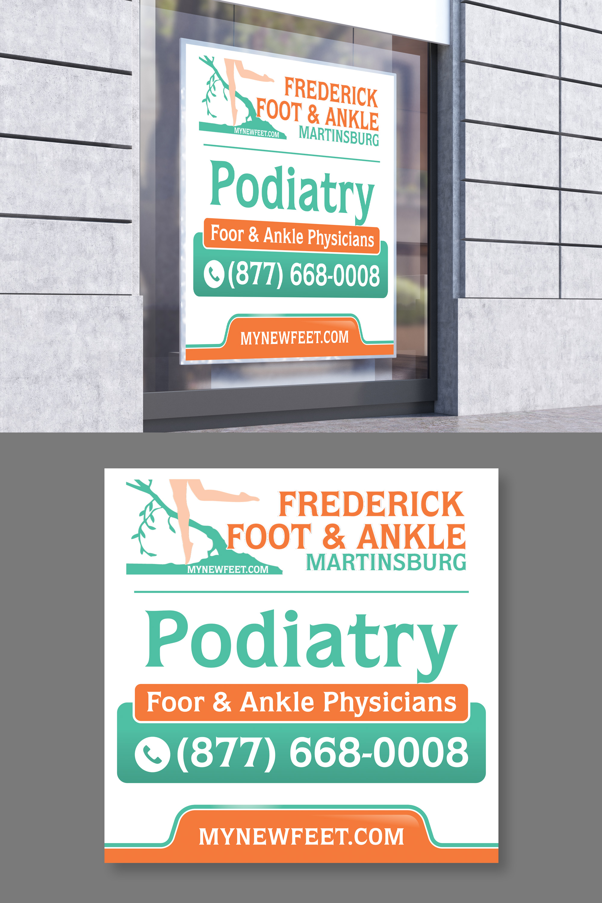 Graphic Design by Dzhafir for Frederick Foot & Ankle | Design #32805457