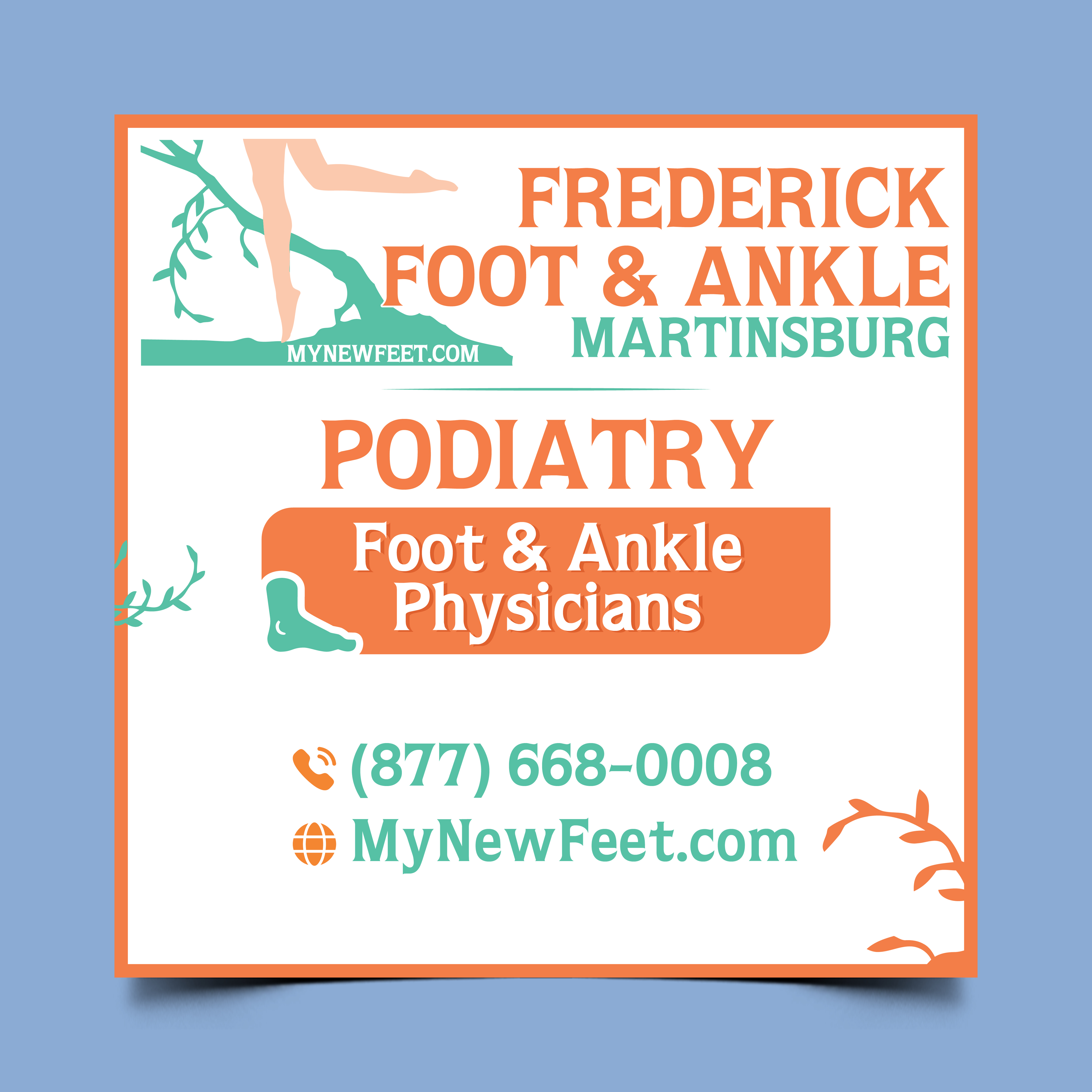 Graphic Design by Graphic Guy for Frederick Foot & Ankle | Design #32808255