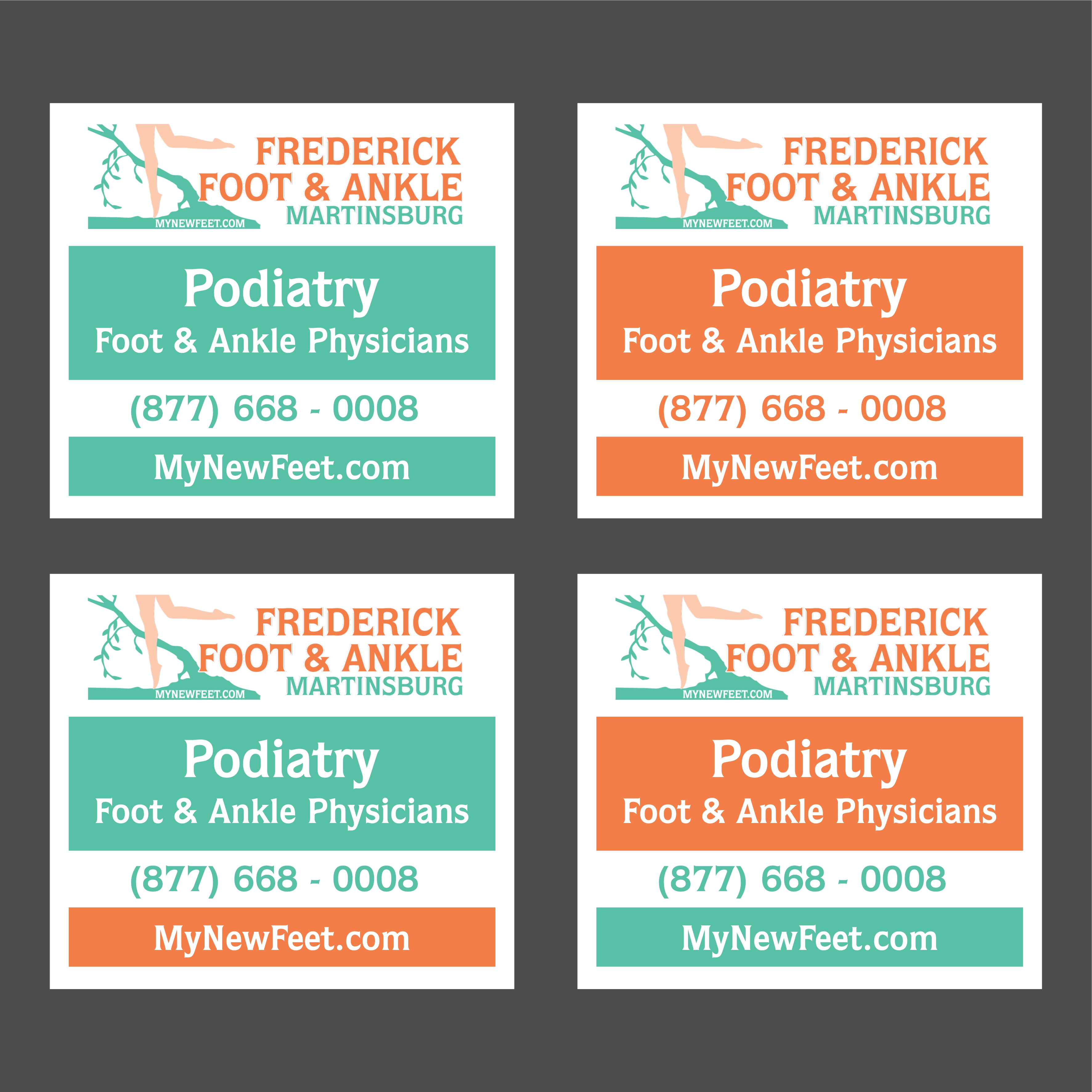 Diseño Gráfico por A10 para Frederick Foot & Ankle | Diseño #32803371