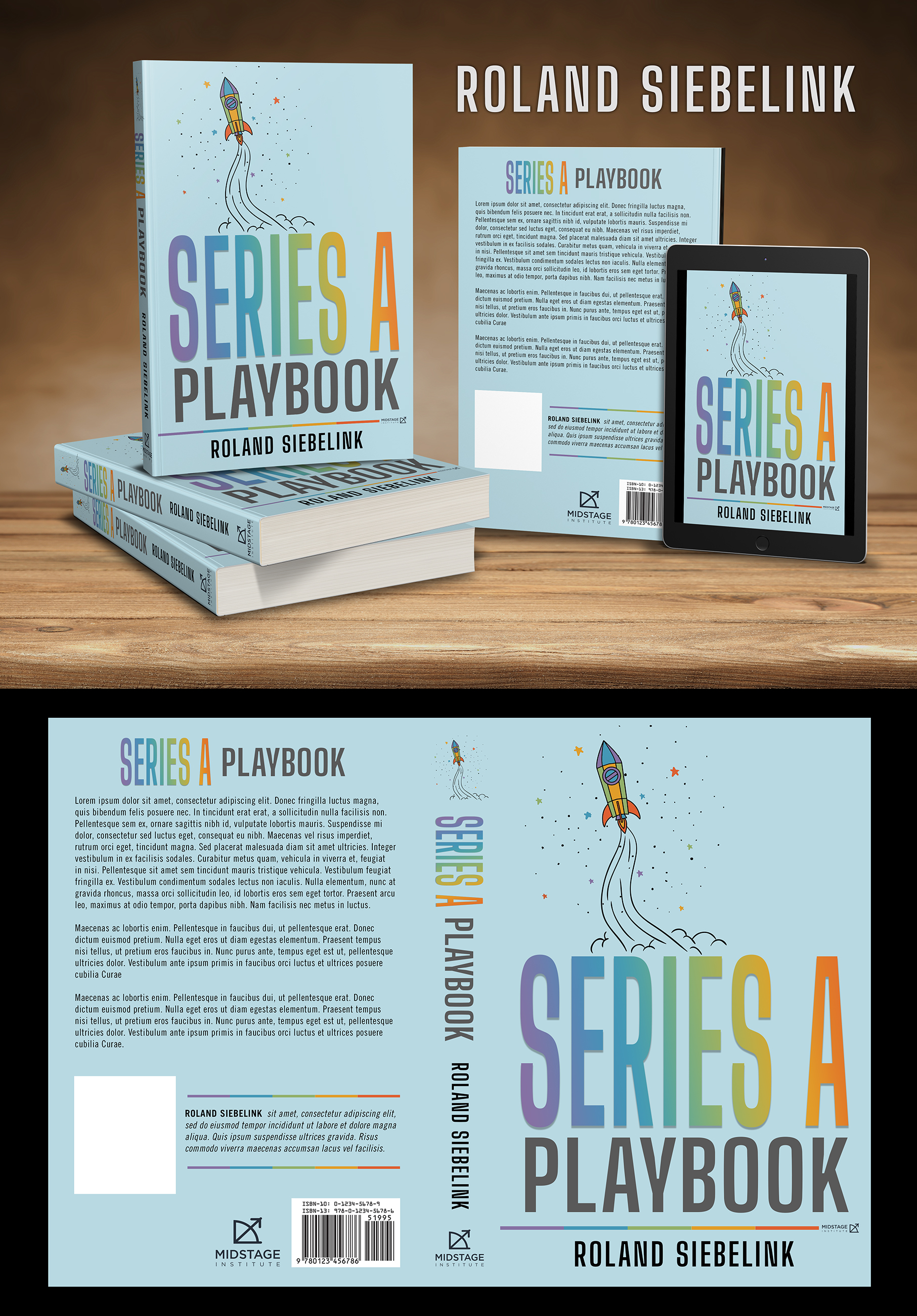 Book Cover Design by negrorichi for Midstage Institute | Design #32831496