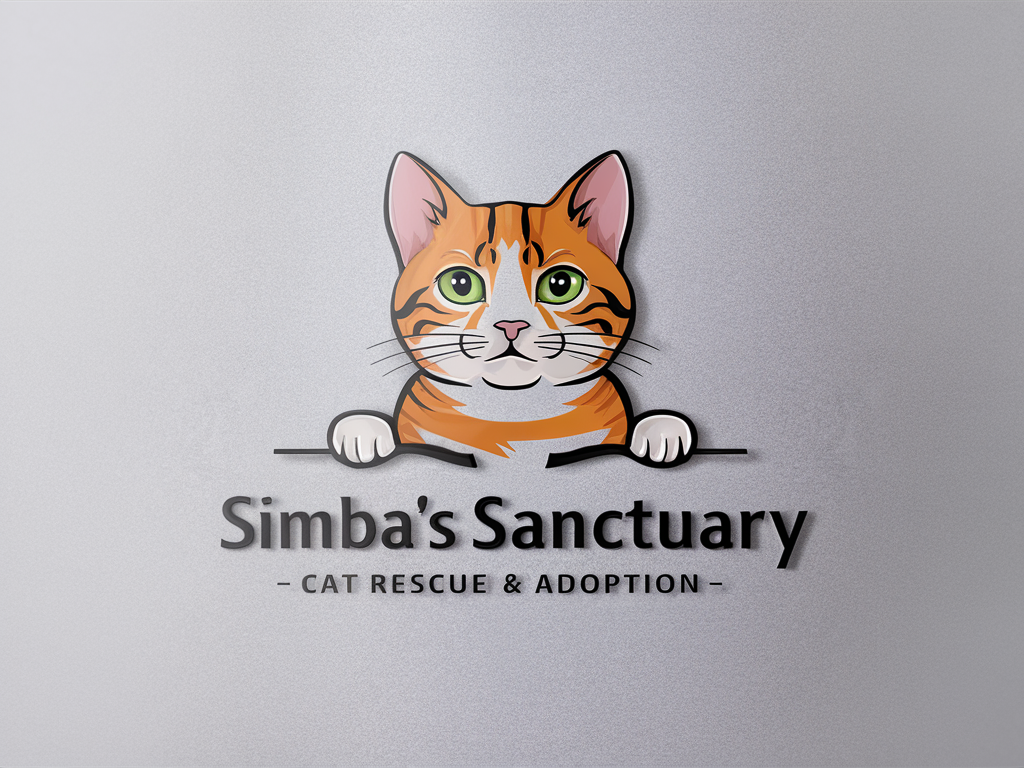 Logo Design for Simba's Sanctuary Cat rescue & adoption by NaviRahul ...