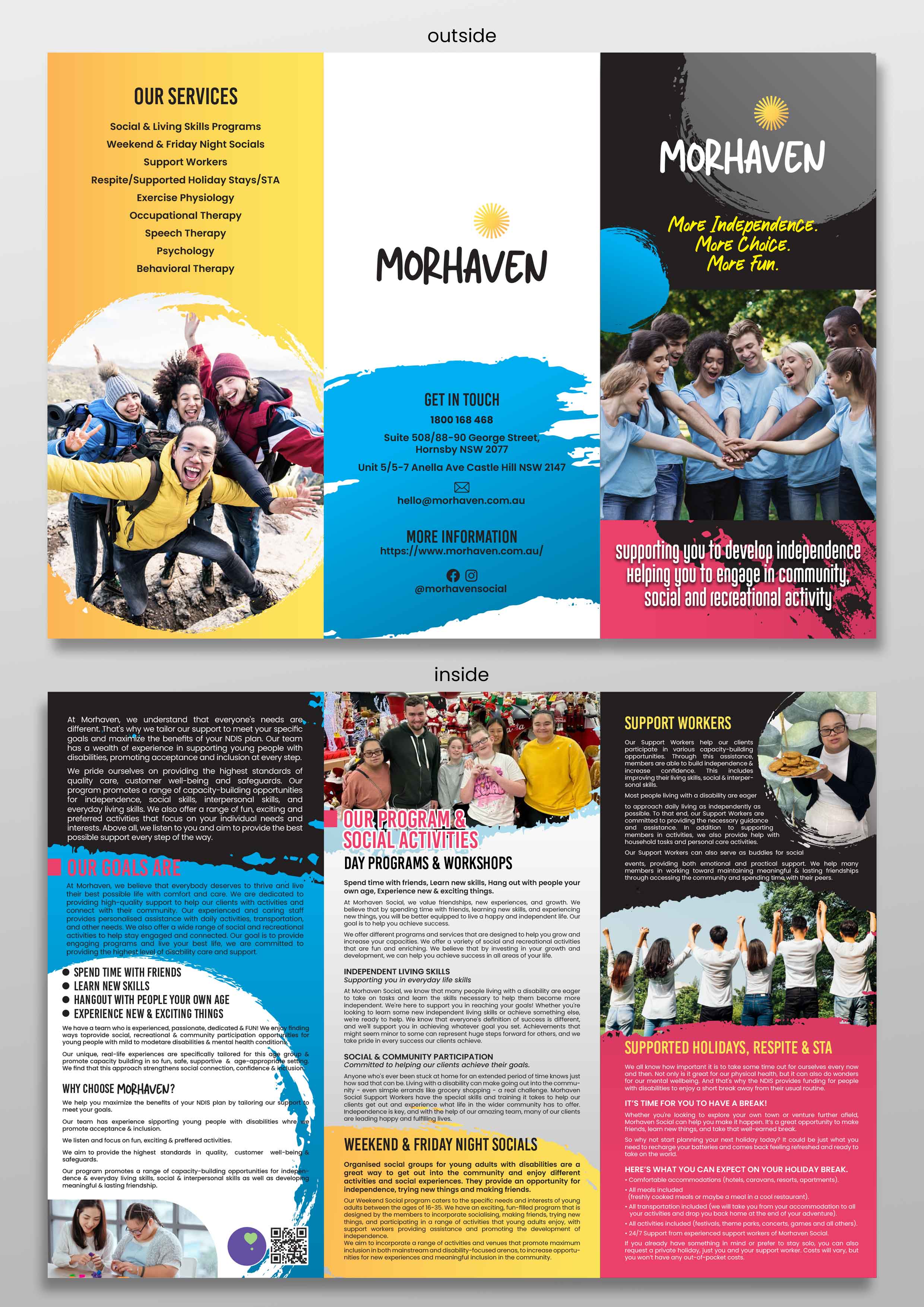 Diseño de Flyer por artheirz para Morhaven Disability Services | Diseño #32975424
