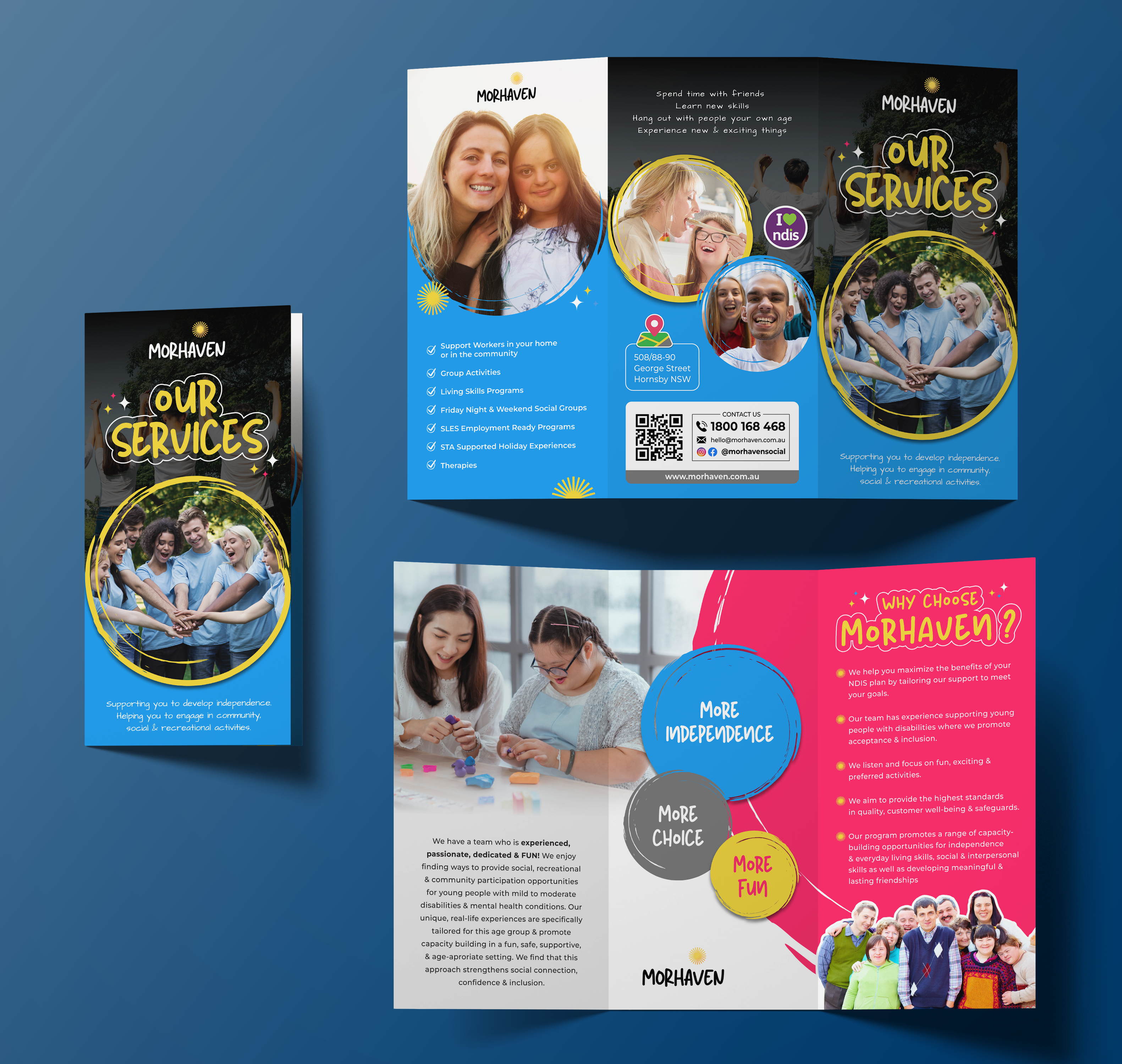Flyer Design by Winki for Morhaven Disability Services | Design #32914697