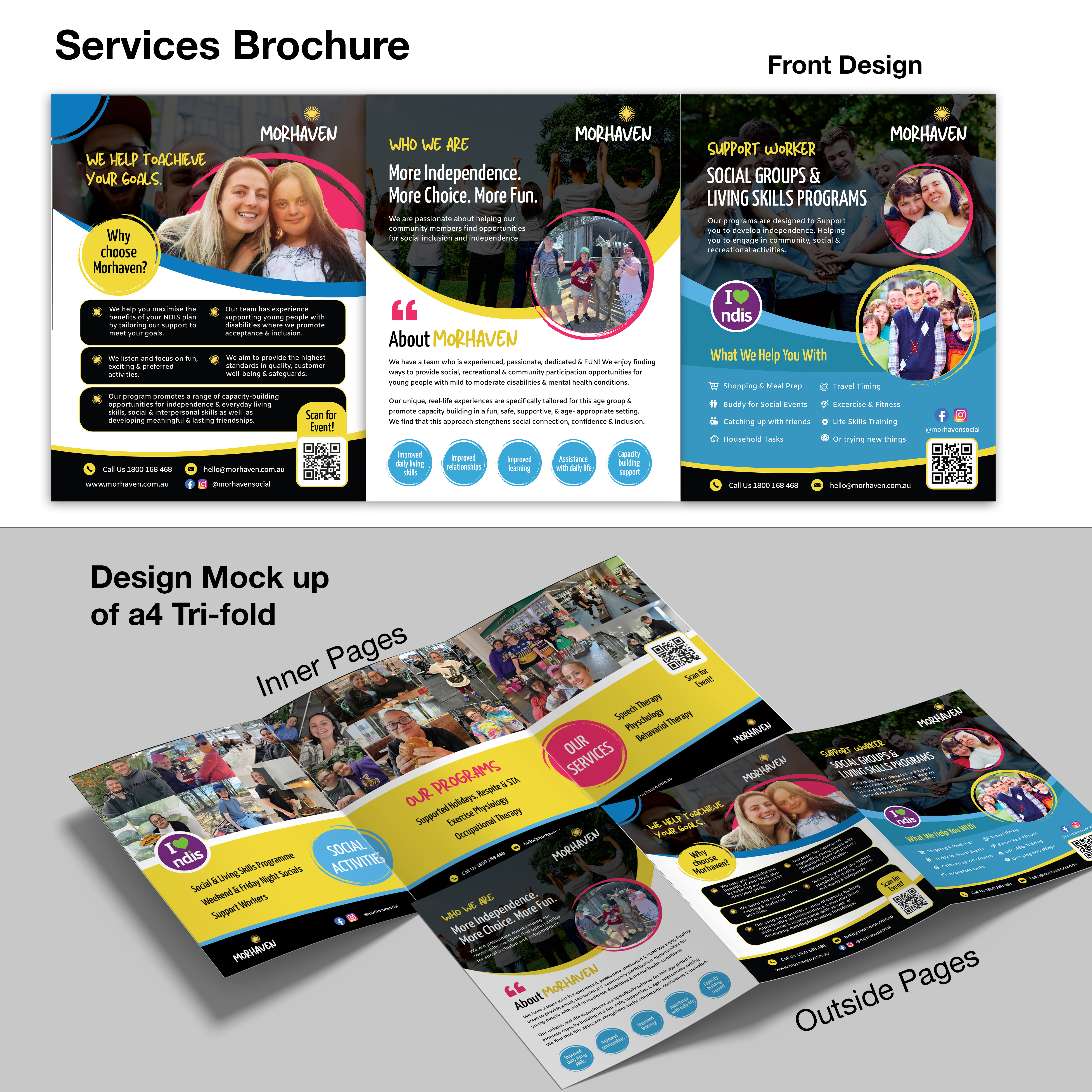 Flyer-Design von DesignTastic für Morhaven Disability Services | Design #32934748