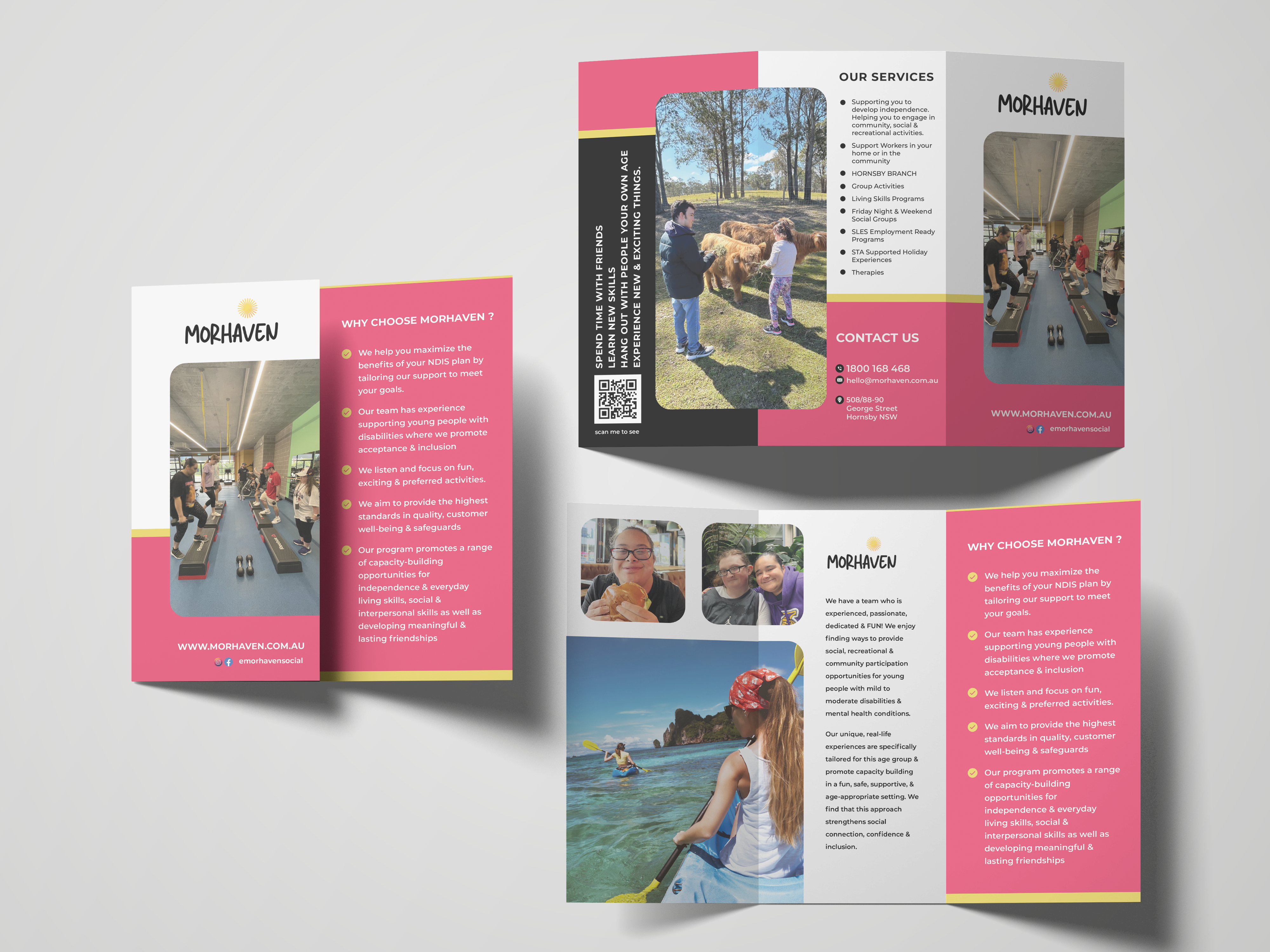 Flyer Design by  Artman for Morhaven Disability Services | Design #32932287