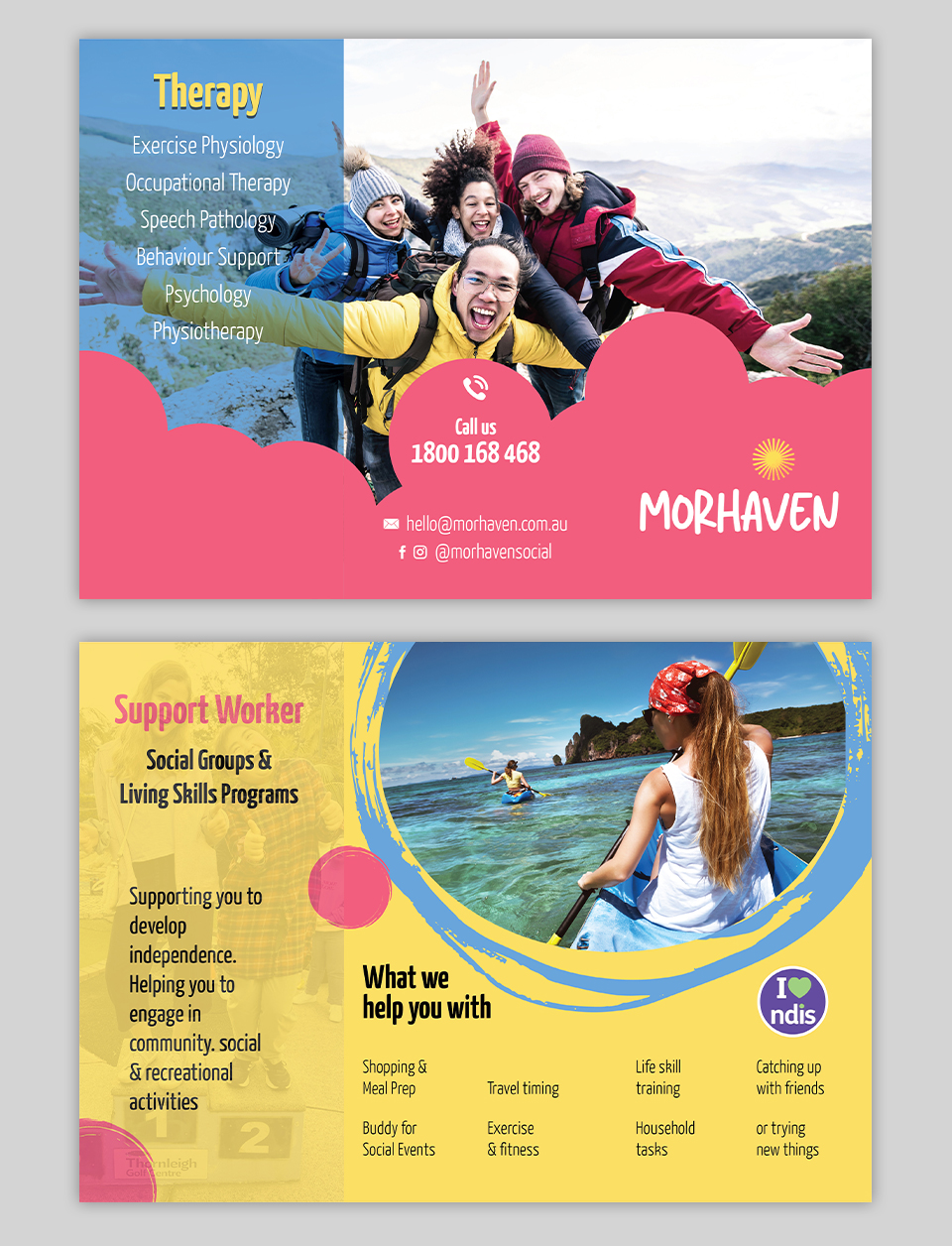 Flyer Design by YourLogoMaster for Morhaven Disability Services | Design #32859616