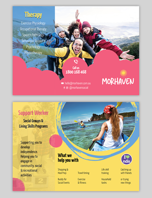 Flyer Design by YourLogoMaster for Morhaven Disability Services | Design: #32859616