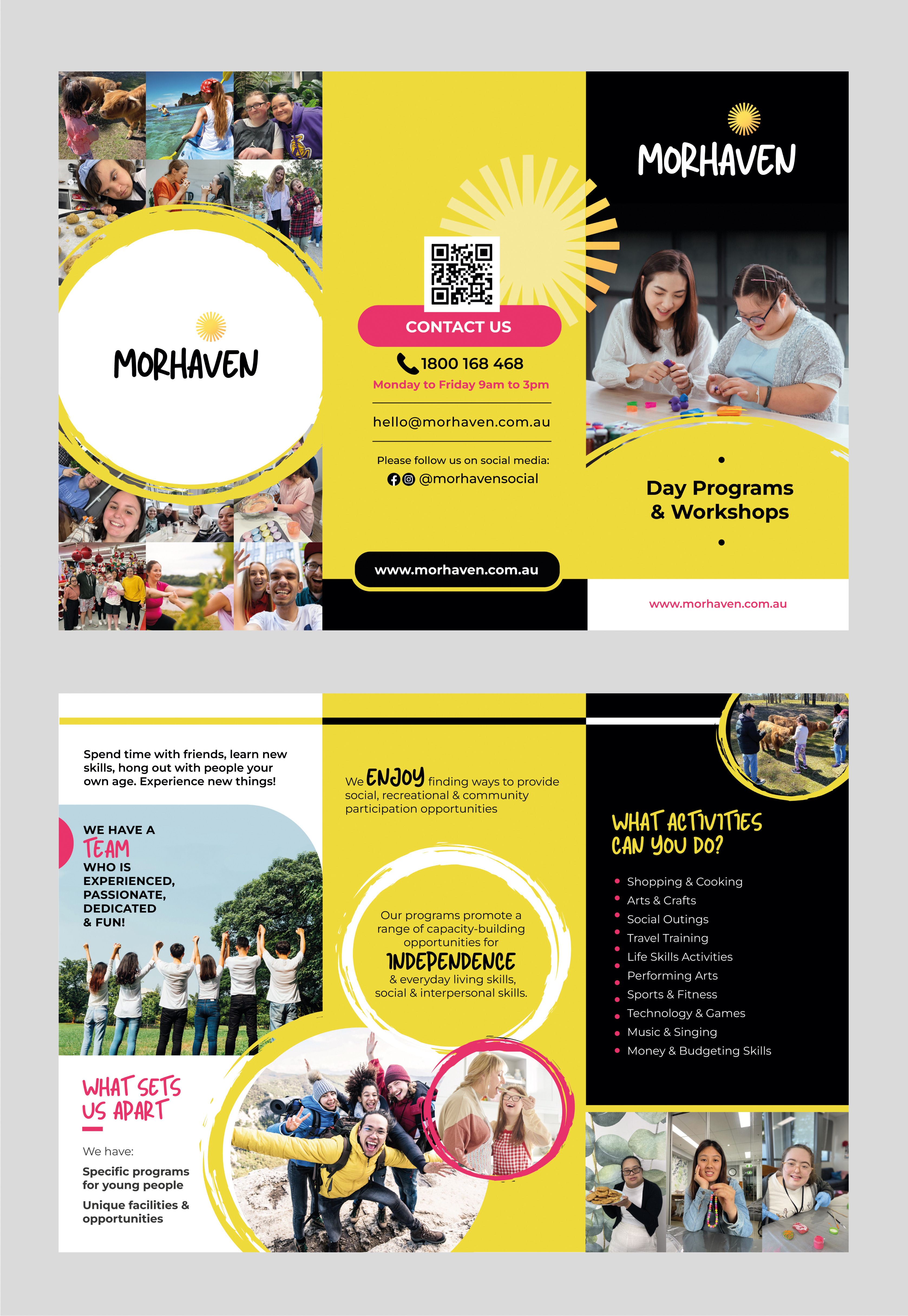 Flyer Design by Limonero DG for Morhaven Disability Services | Design #32906638