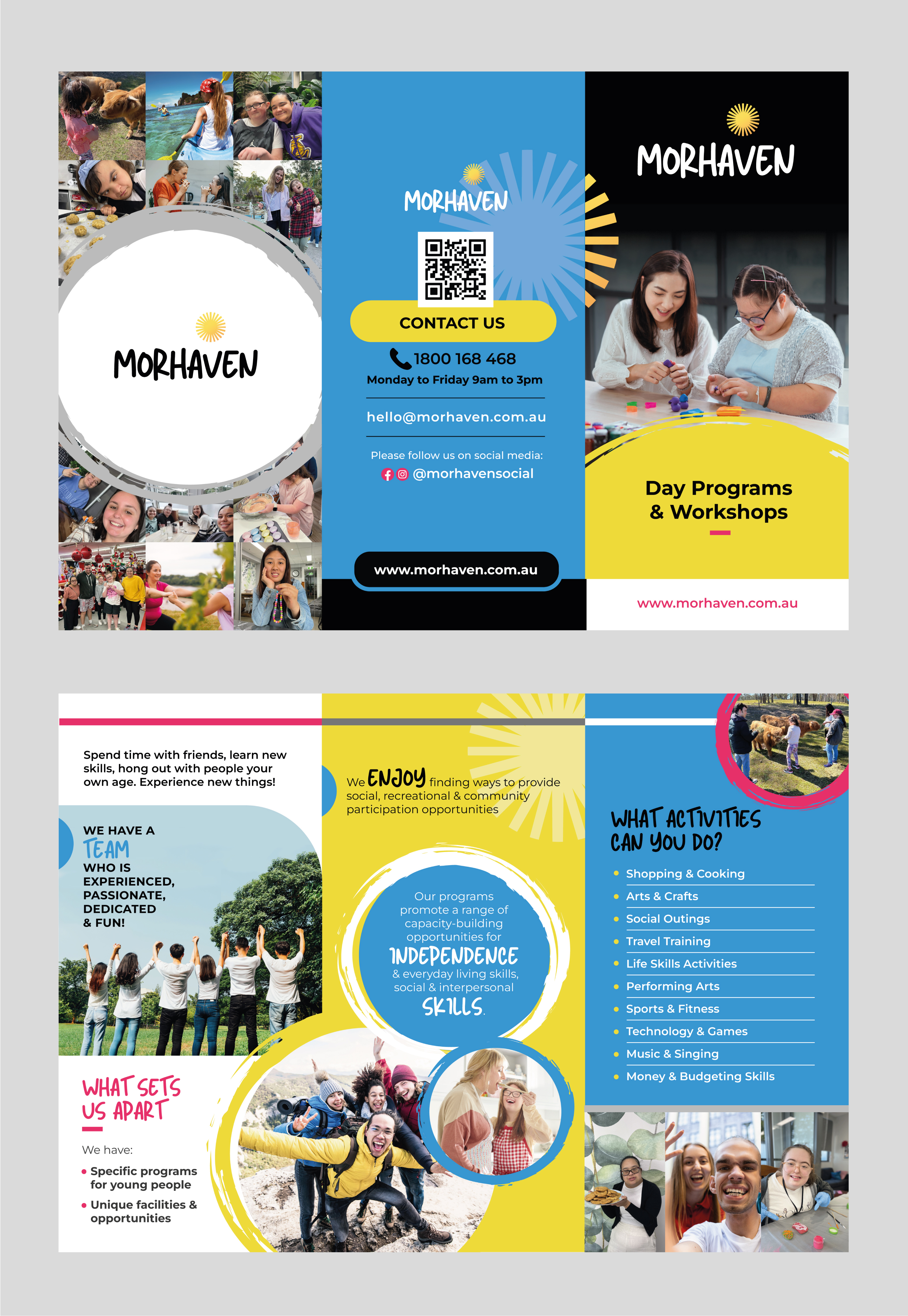 Flyer Design by Limonero DG for Morhaven Disability Services | Design #32913782