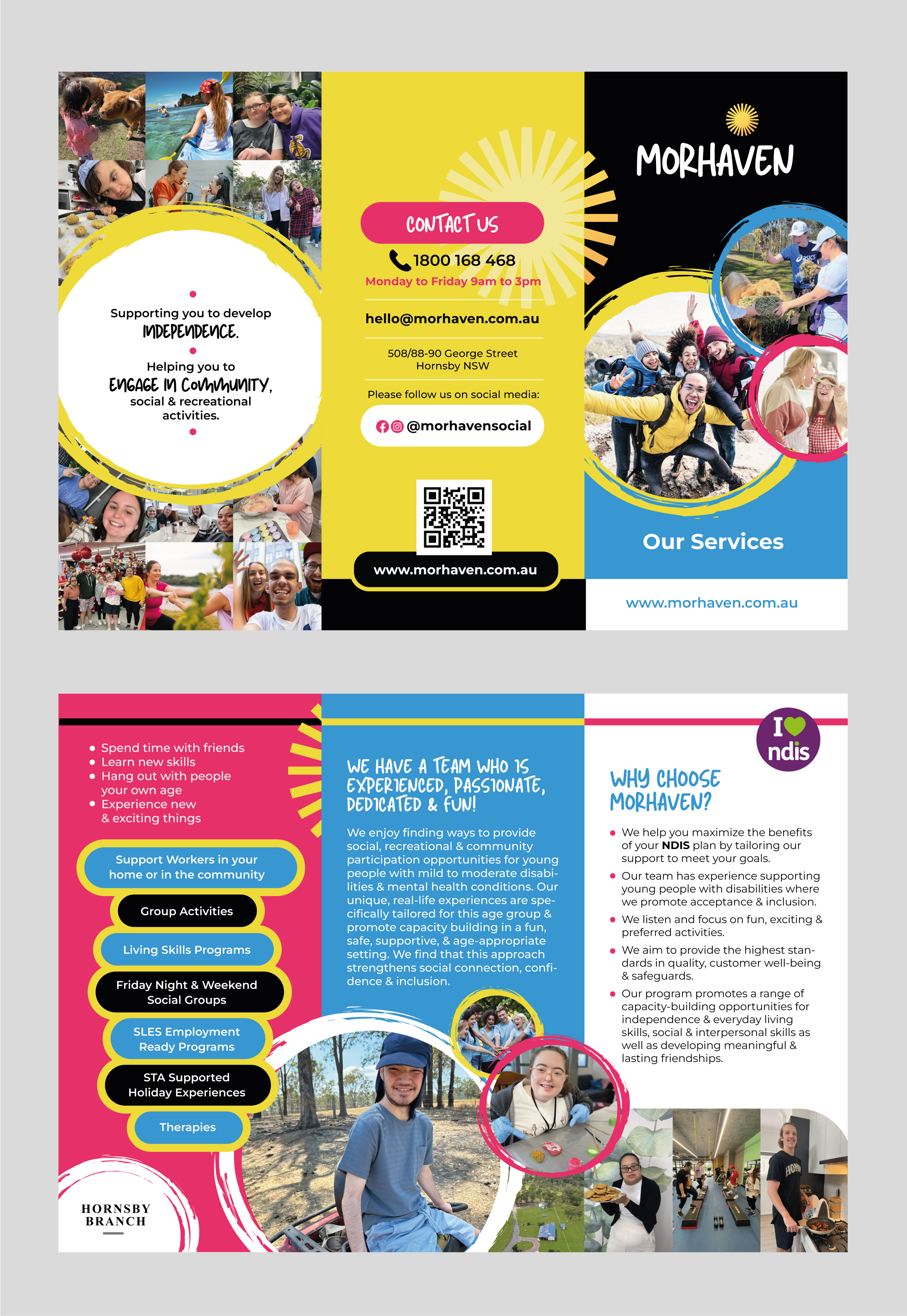 Flyer Design by Limonero DG for Morhaven Disability Services | Design #32922766