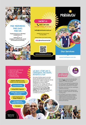 Flyer Design by Limonero DG for Morhaven Disability Services | Design: #33016036