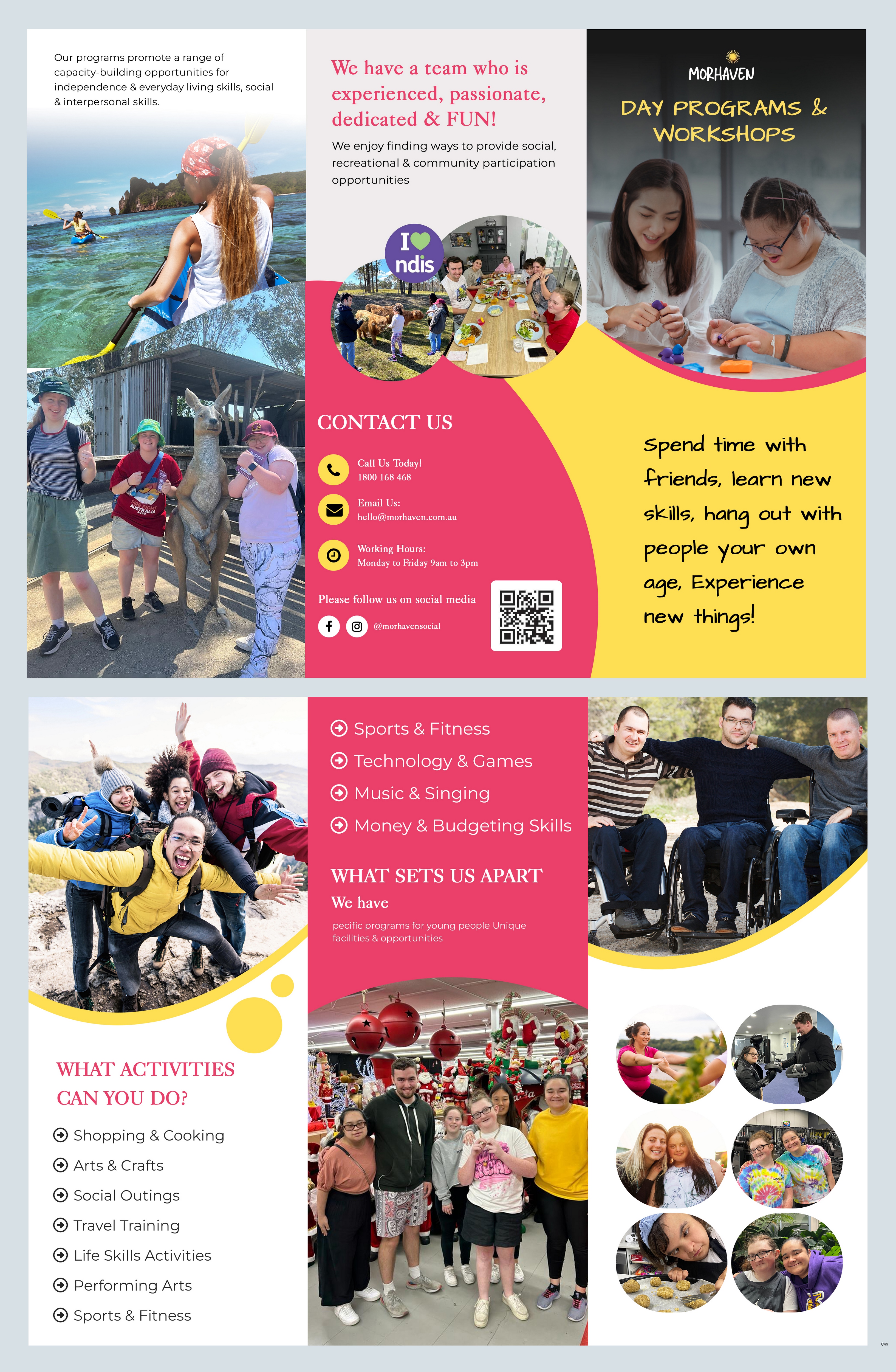 Flyer Design by pb for Morhaven Disability Services | Design #32885542