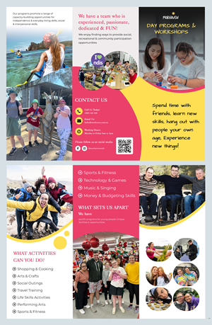 Flyer Design by pb for Morhaven Disability Services | Design: #32885542