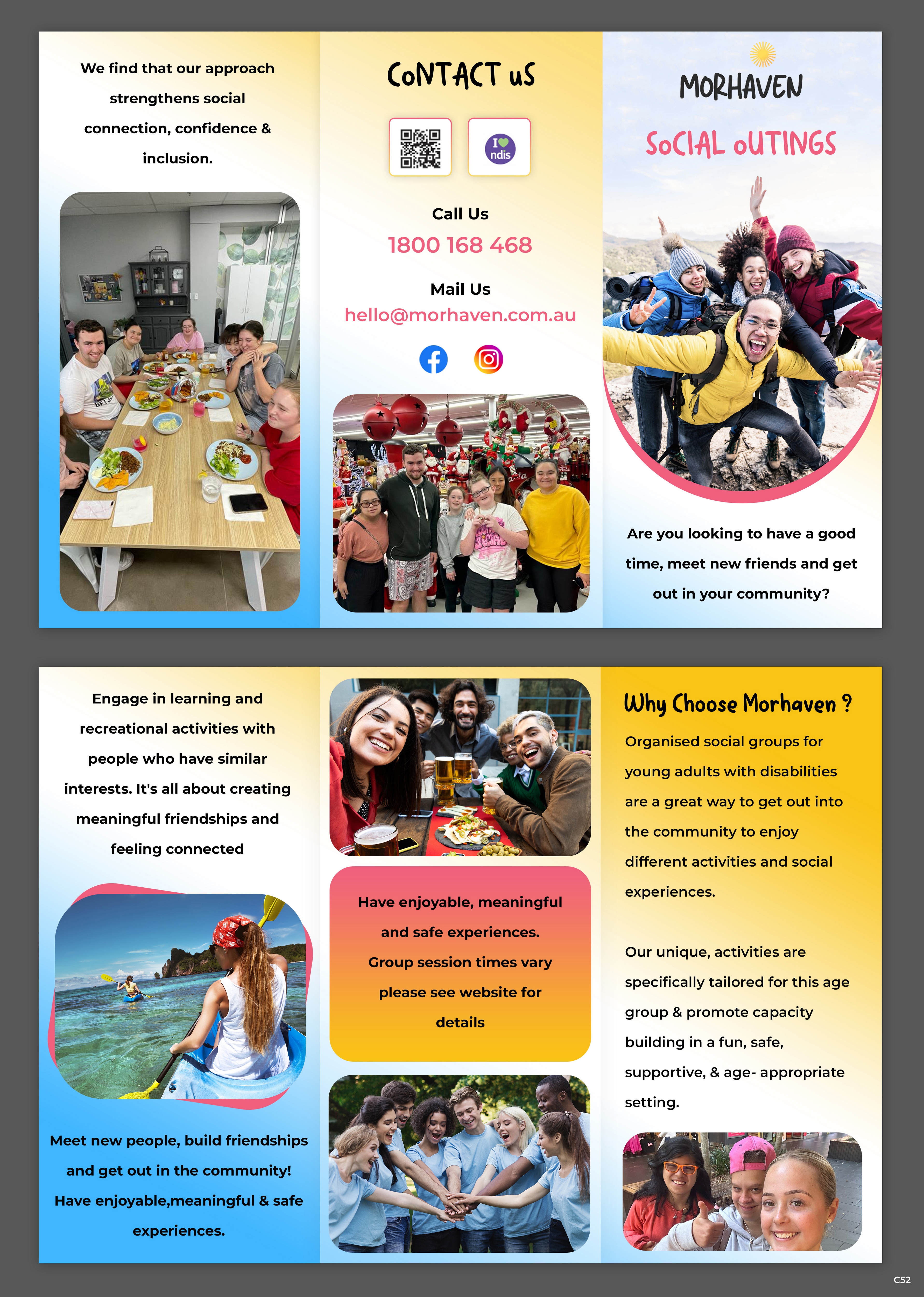 Flyer Design by pb for Morhaven Disability Services | Design #32885543