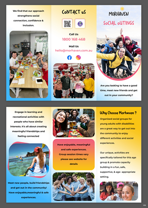 Flyer Design by pb for Morhaven Disability Services | Design: #32885543