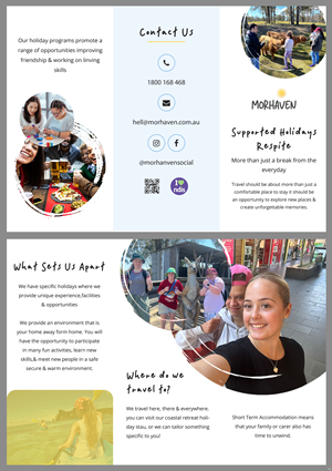 Flyer Design by pb for Morhaven Disability Services | Design: #32885544