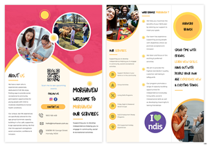 Flyer Design by pb for Morhaven Disability Services | Design: #32885545