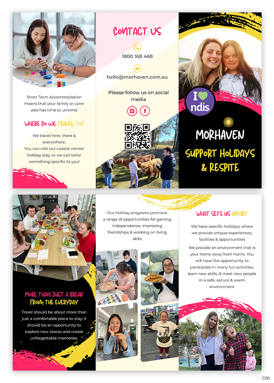 Flyer Design by pb for Morhaven Disability Services | Design #32885546