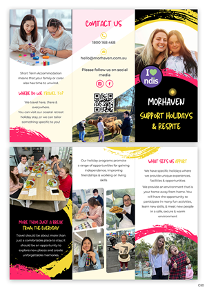 Flyer Design by pb for Morhaven Disability Services | Design: #32885546