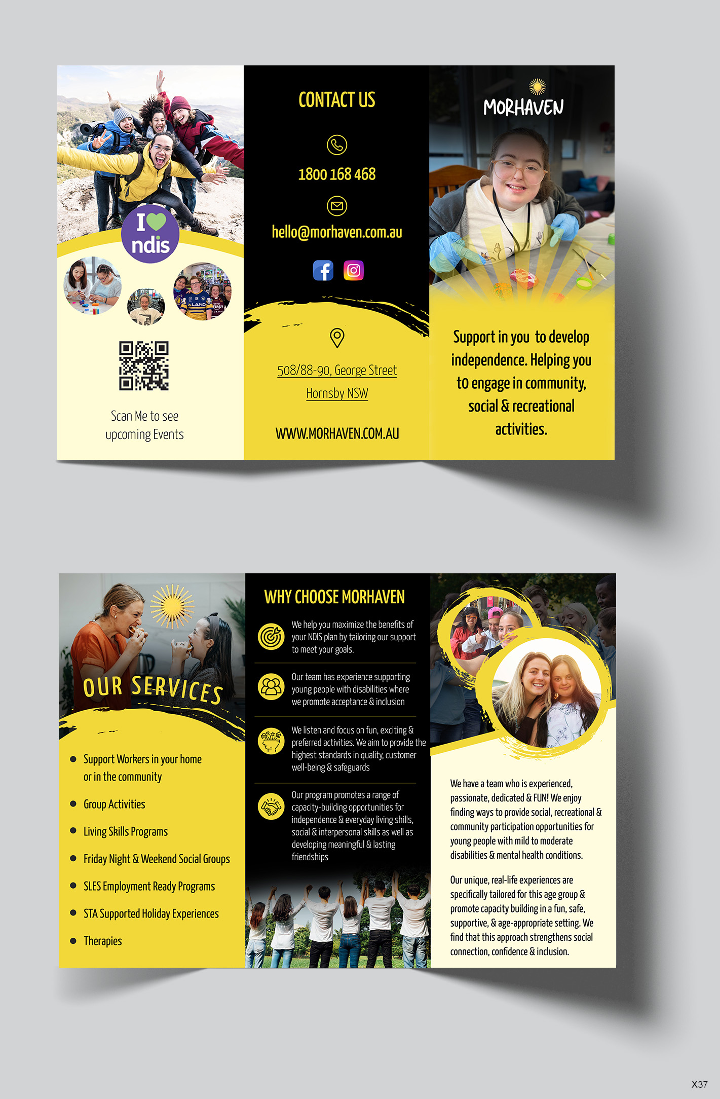 Flyer Design by pb for Morhaven Disability Services | Design #32885550