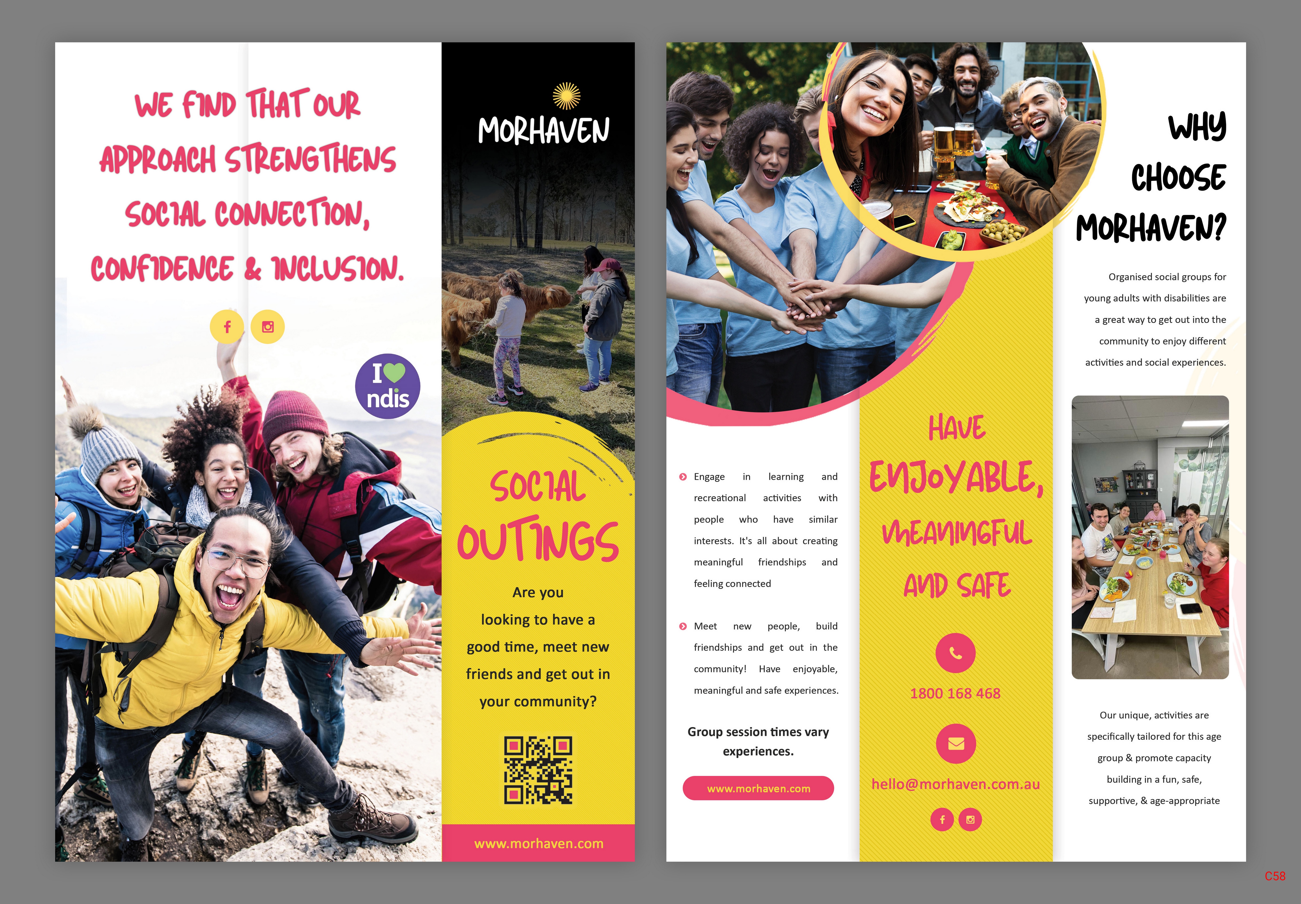 Diseño de Flyer por pb para Morhaven Disability Services | Diseño #32885552