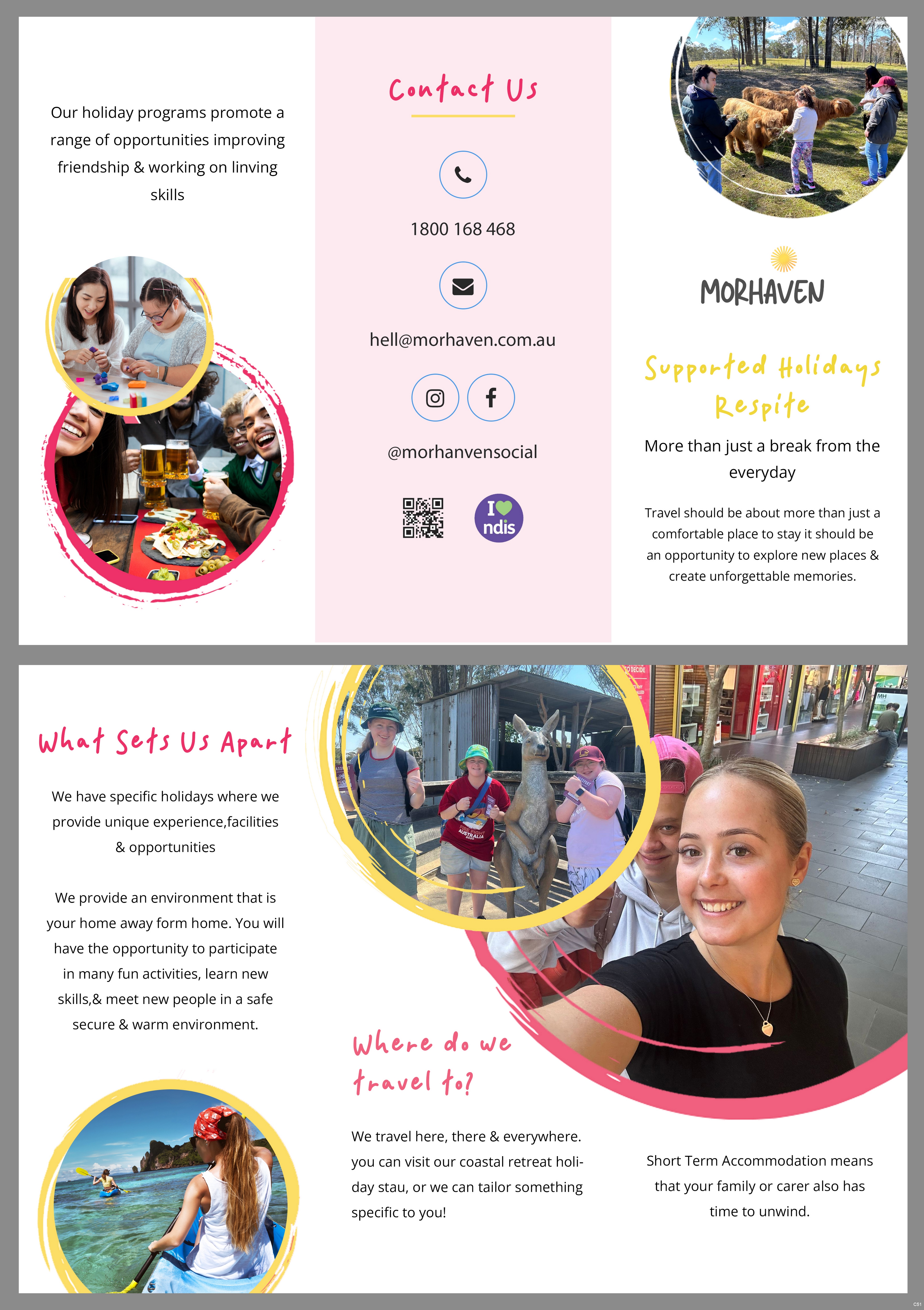 Flyer Design by pb for Morhaven Disability Services | Design #32892519