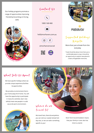 Flyer Design by pb for Morhaven Disability Services | Design: #32892519