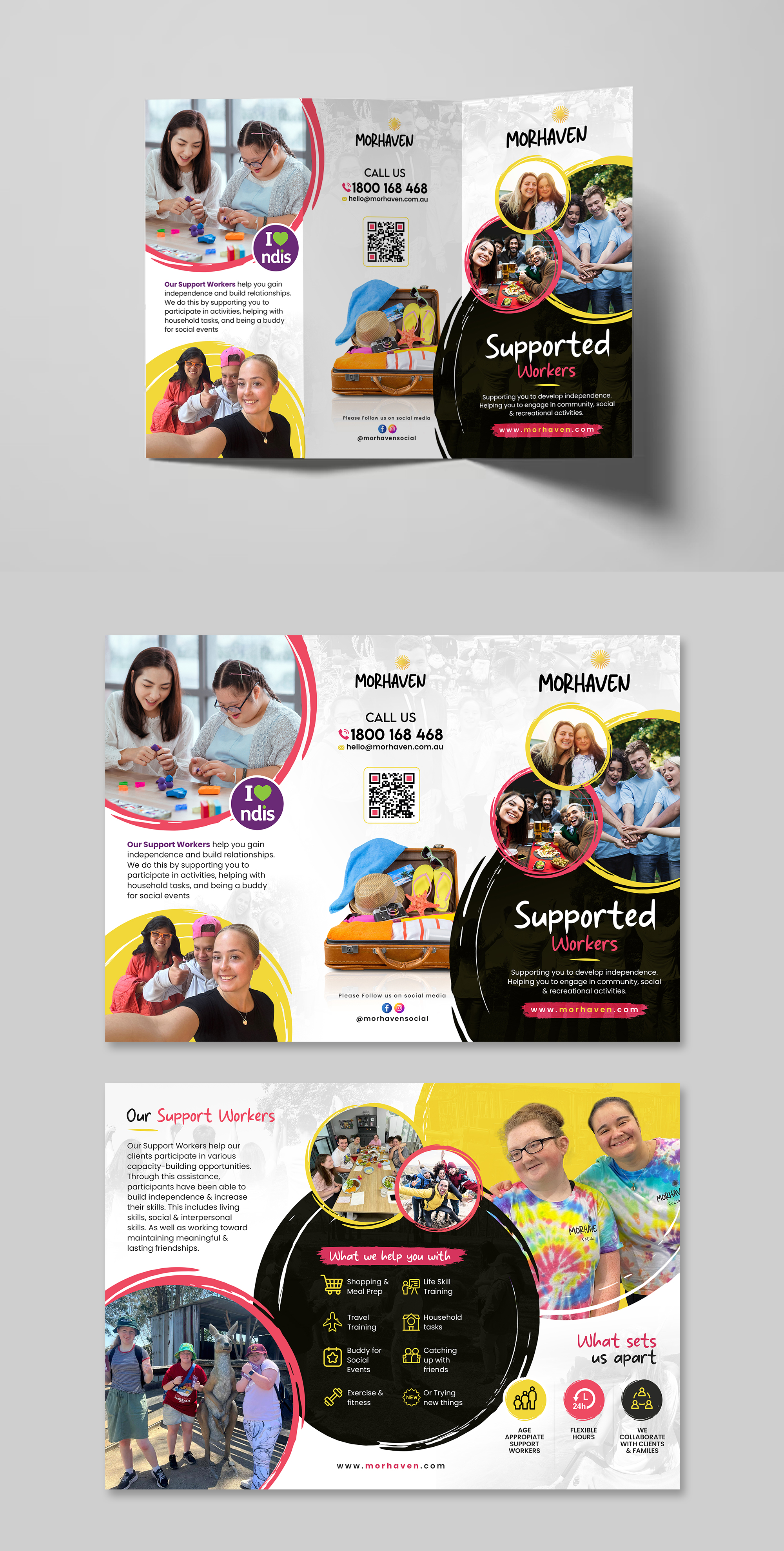 Flyer Design by debdesign for Morhaven Disability Services | Design #32875793