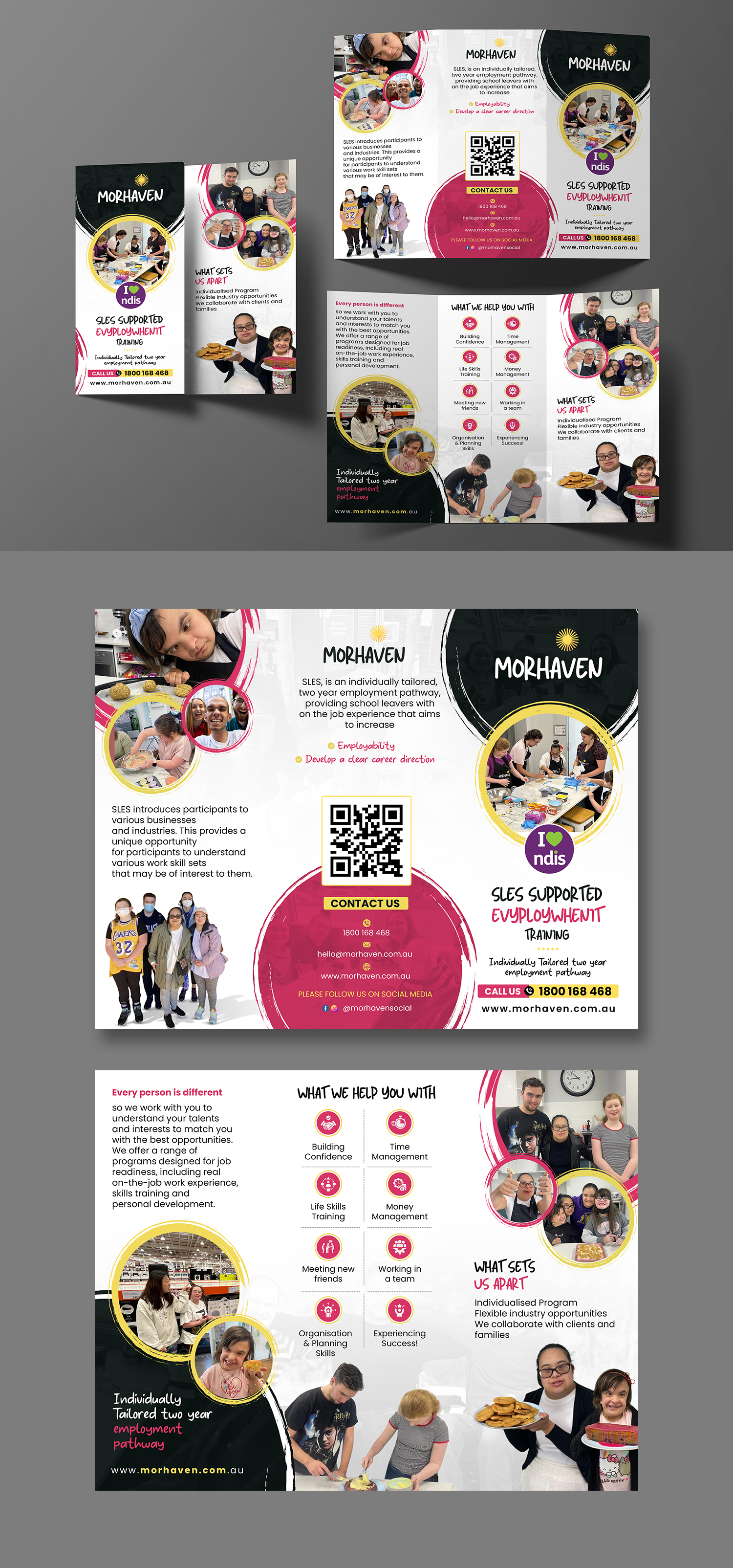 Flyer Design by debdesign for Morhaven Disability Services | Design #32882230