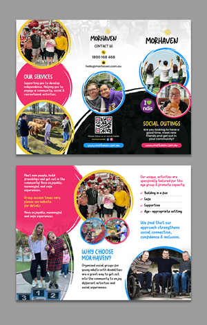 Flyer Design by debdesign for Morhaven Disability Services | Design: #32998285
