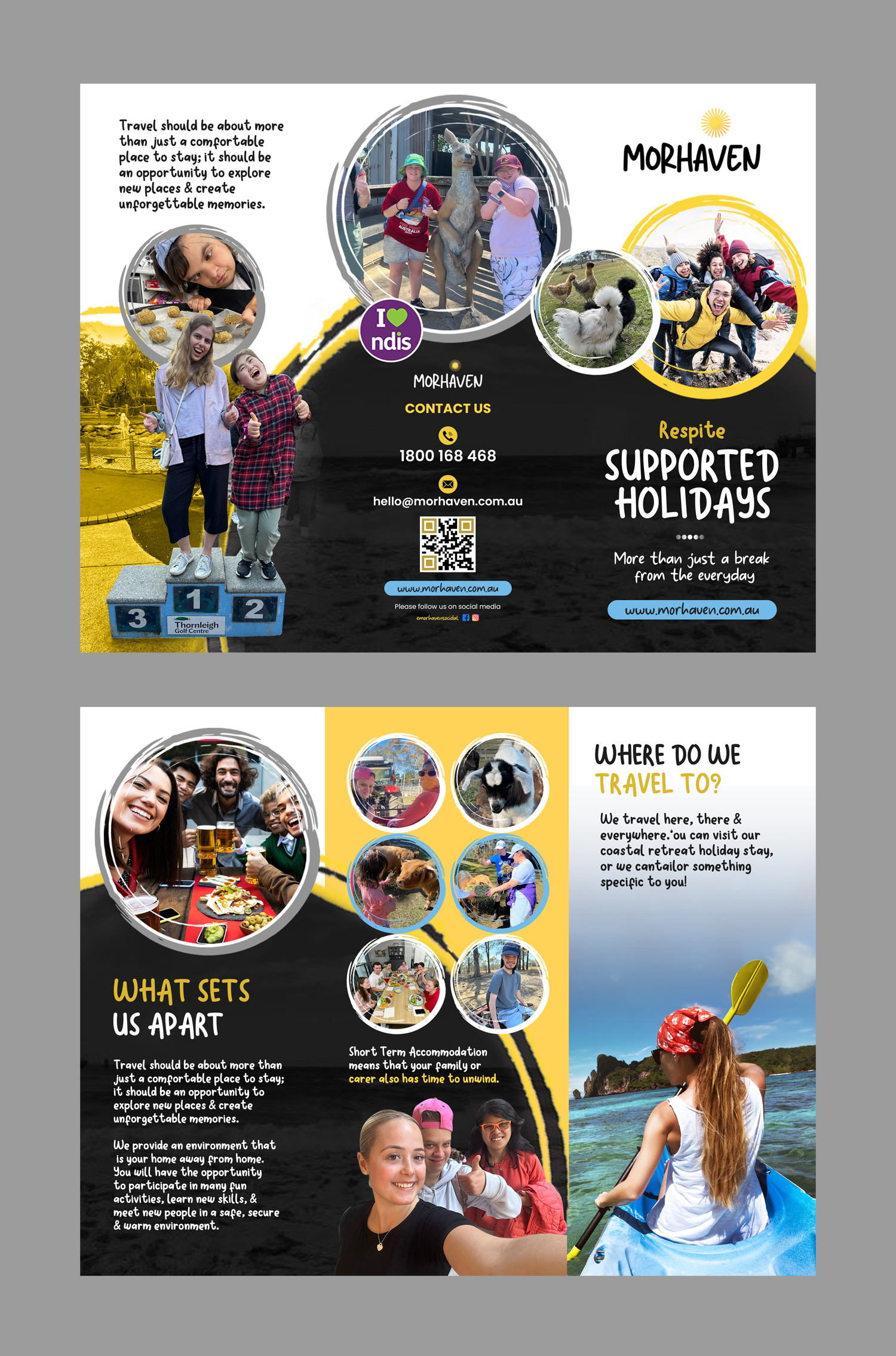 Flyer Design by debdesign for Morhaven Disability Services | Design #32998458