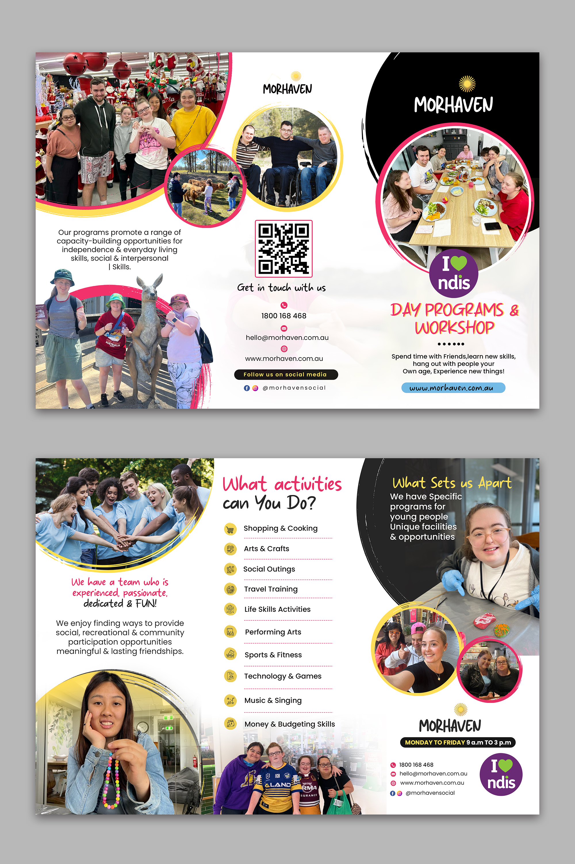 Diseño de Flyer por debdesign para Morhaven Disability Services | Diseño #33013474