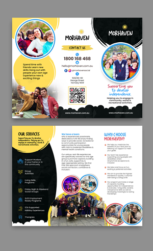 Flyer Design by debdesign for Morhaven Disability Services | Design: #33020279