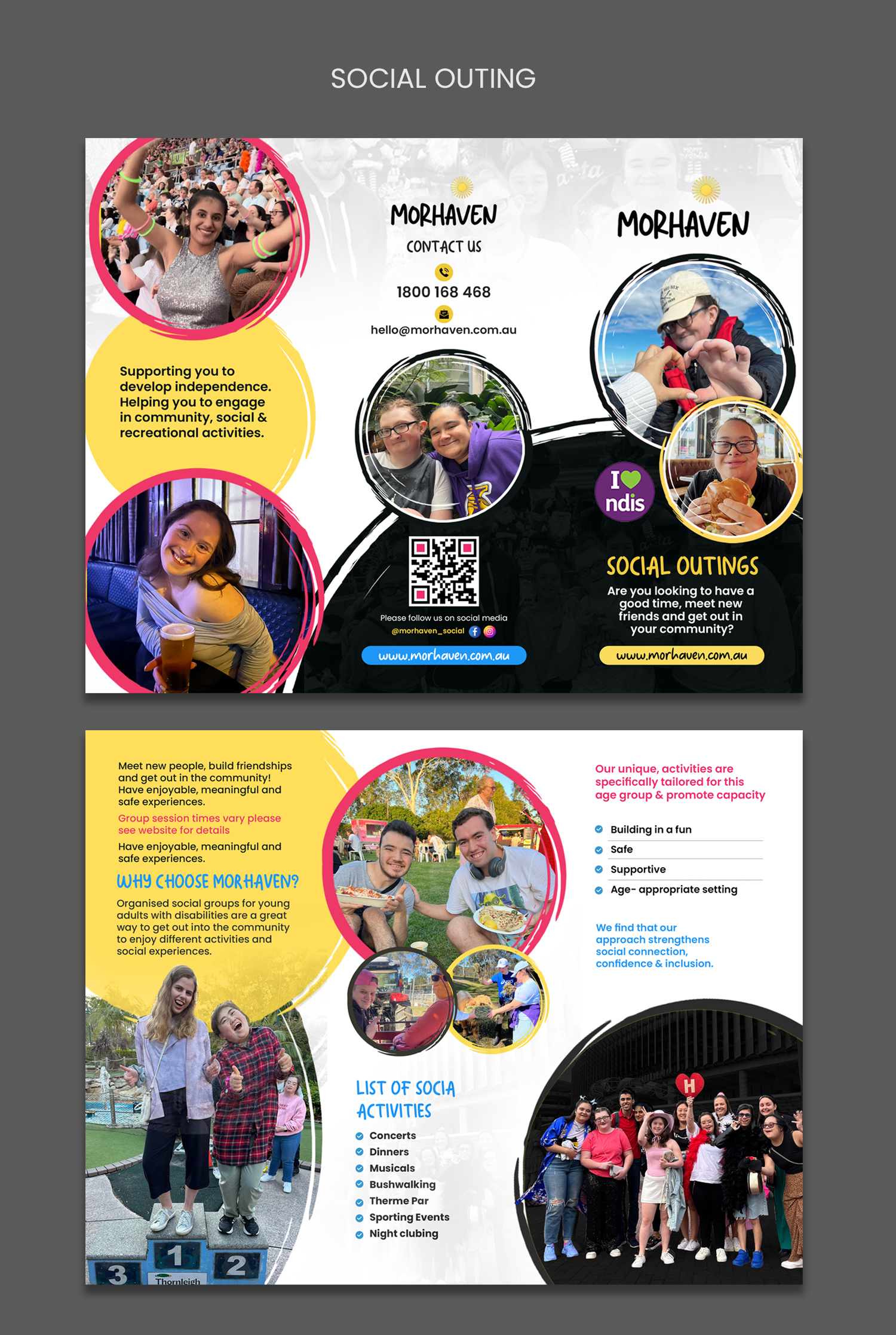 Flyer Design by debdesign for Morhaven Disability Services | Design #33222382