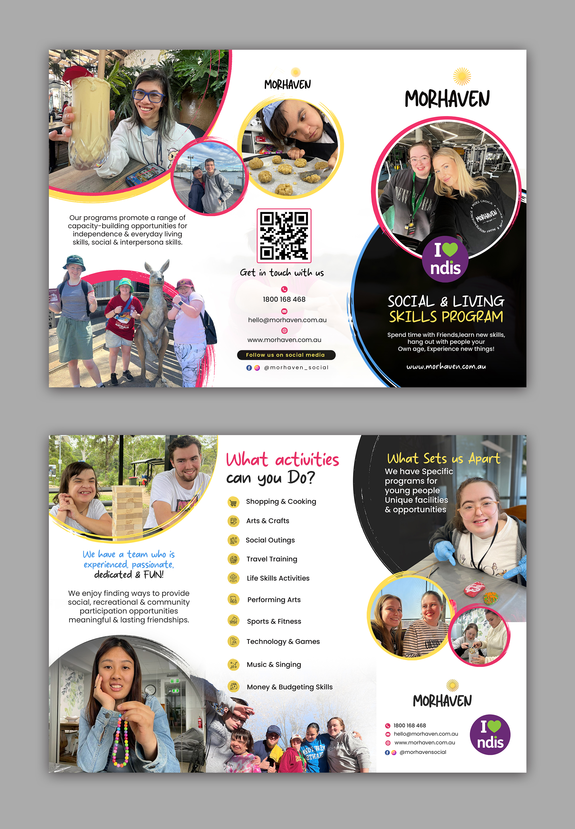 Flyer Design by debdesign for Morhaven Disability Services | Design #33231244