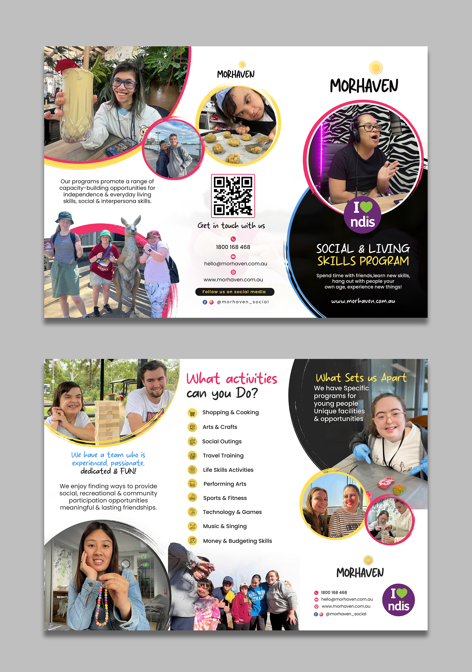 Flyer Design by debdesign for Morhaven Disability Services | Design #33240190