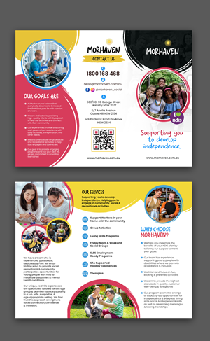 Flyer Design by debdesign for Morhaven Disability Services | Design: #33240478