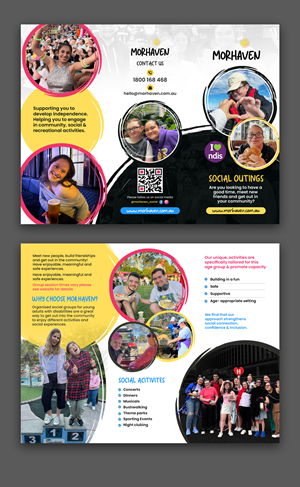 Flyer Design by debdesign for Morhaven Disability Services | Design: #33240483