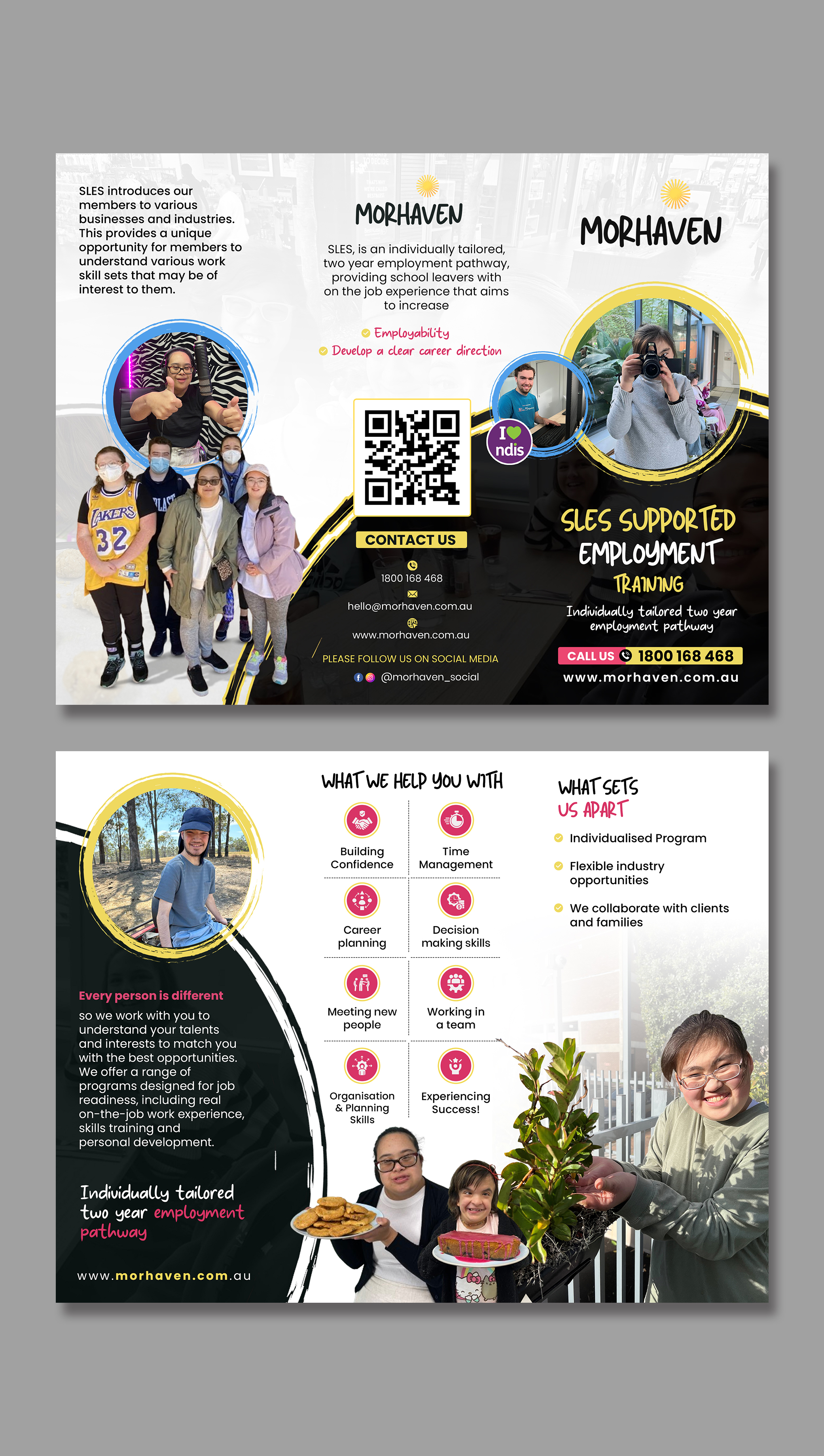 Diseño de Flyer por debdesign para Morhaven Disability Services | Diseño #33240588