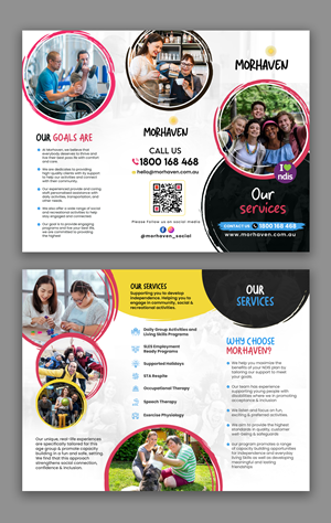 Flyer Design by debdesign for Morhaven Disability Services | Design: #33279694