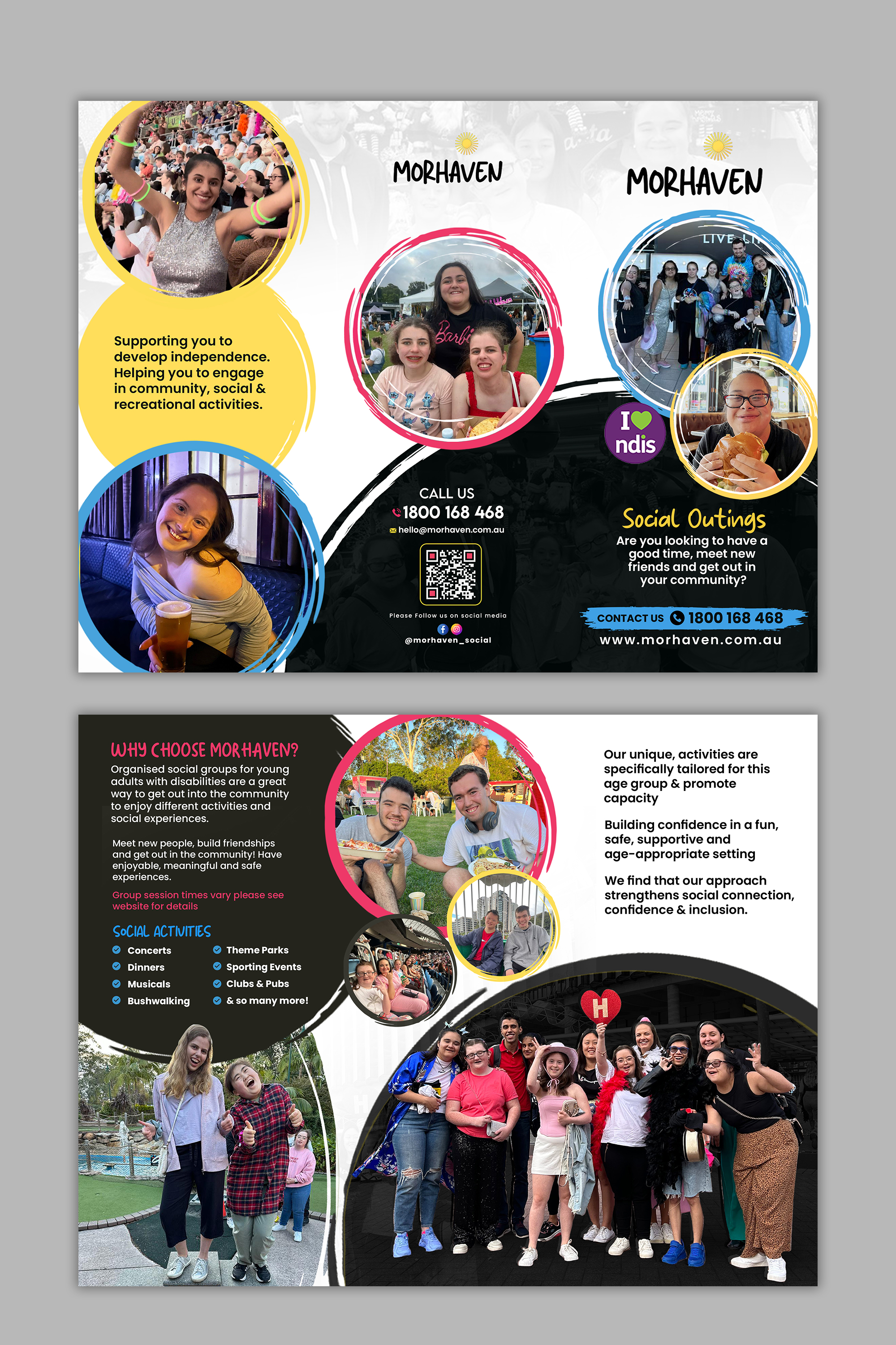 Flyer Design by debdesign for Morhaven Disability Services | Design #33287041