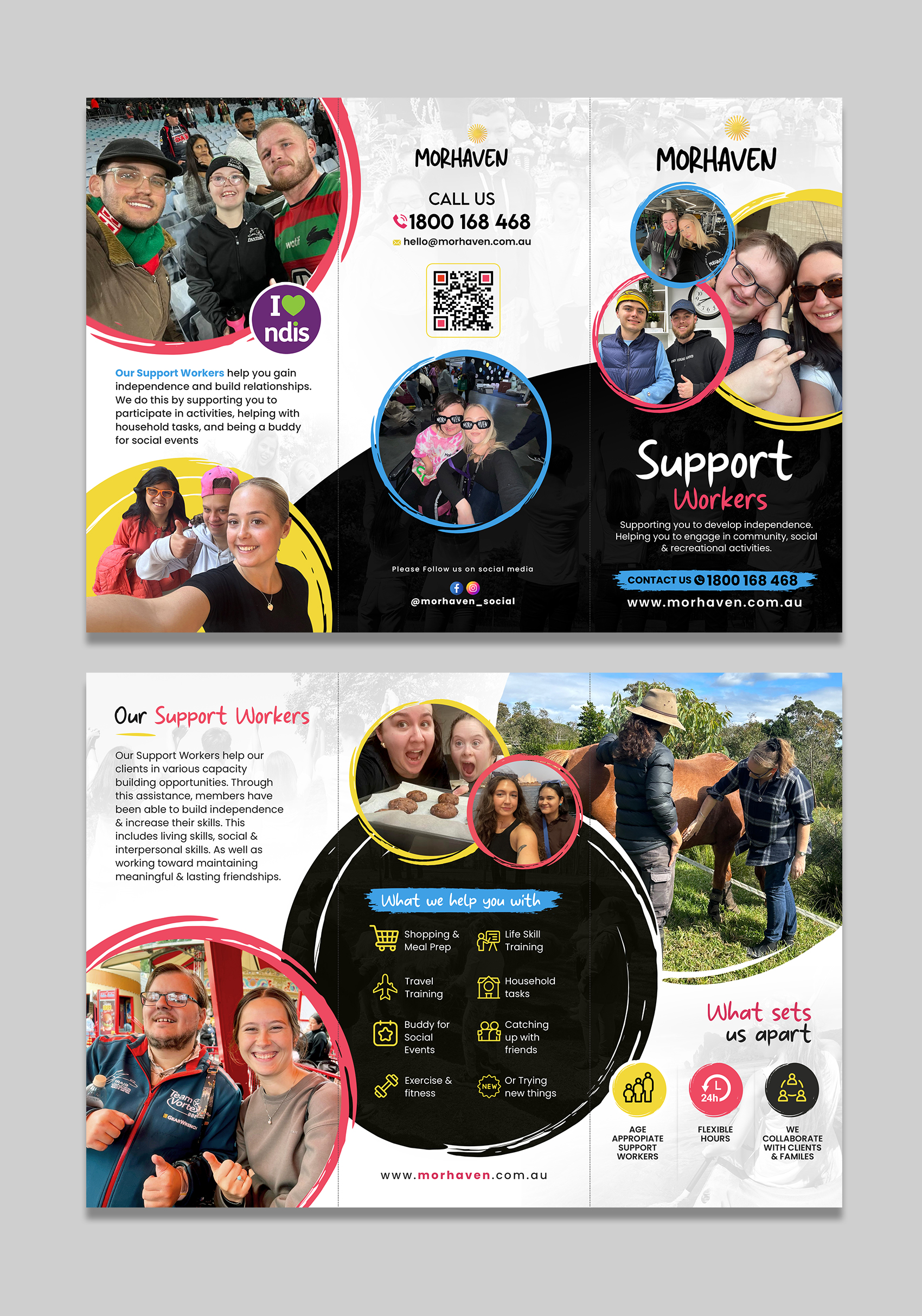 Flyer Design by debdesign for Morhaven Disability Services | Design #33306804